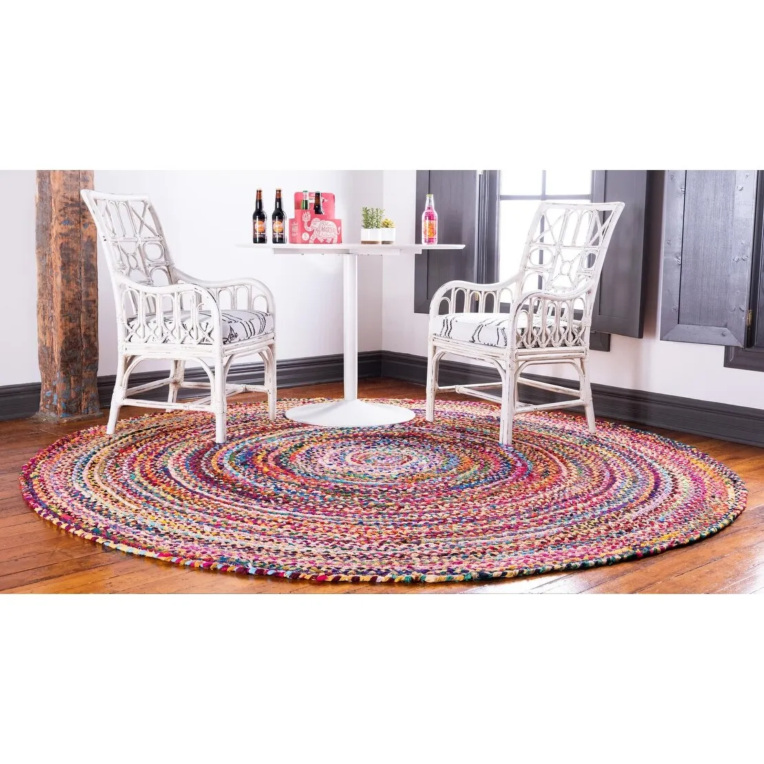 Braided Slin Collection Area Rug