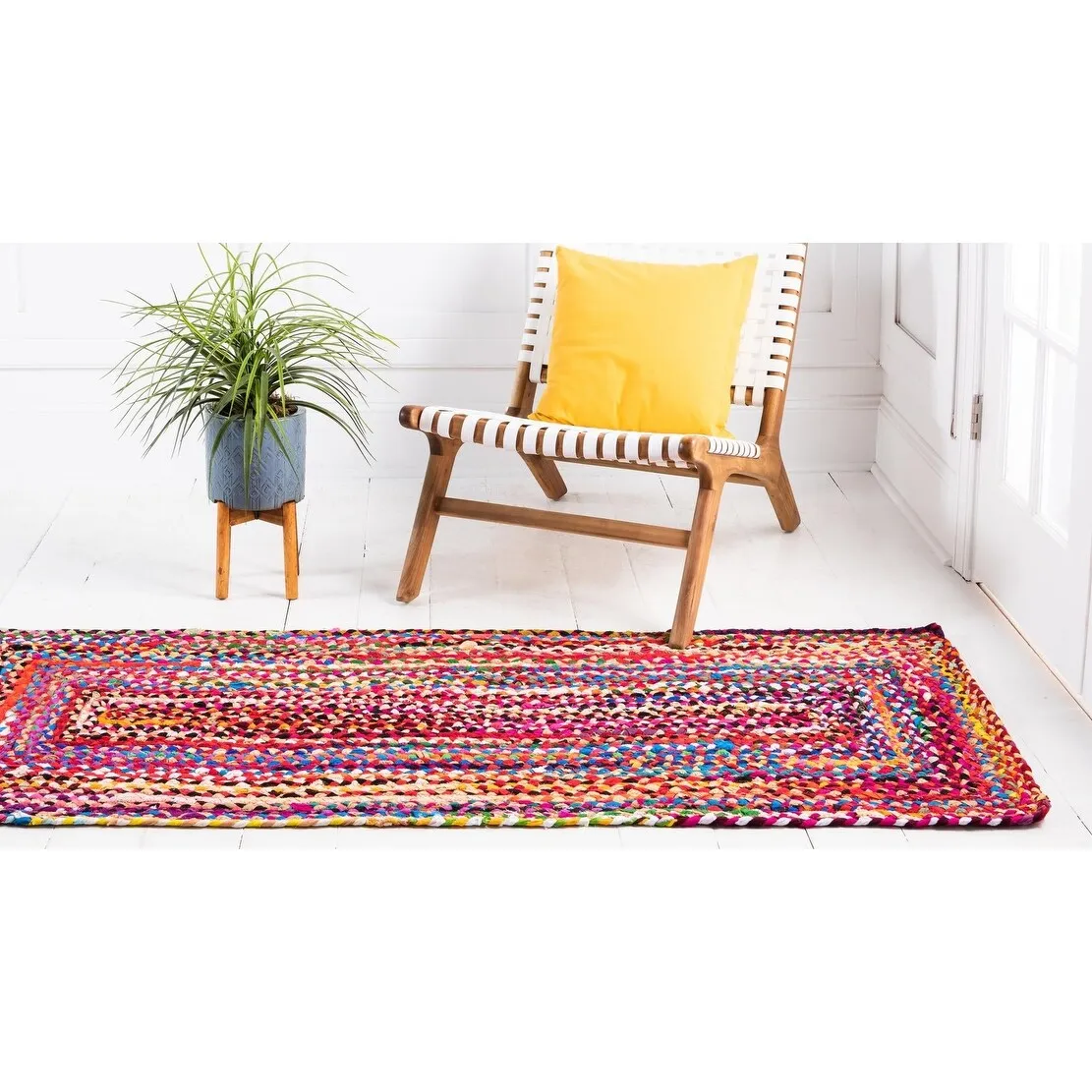 Braided Slin Collection Area Rug
