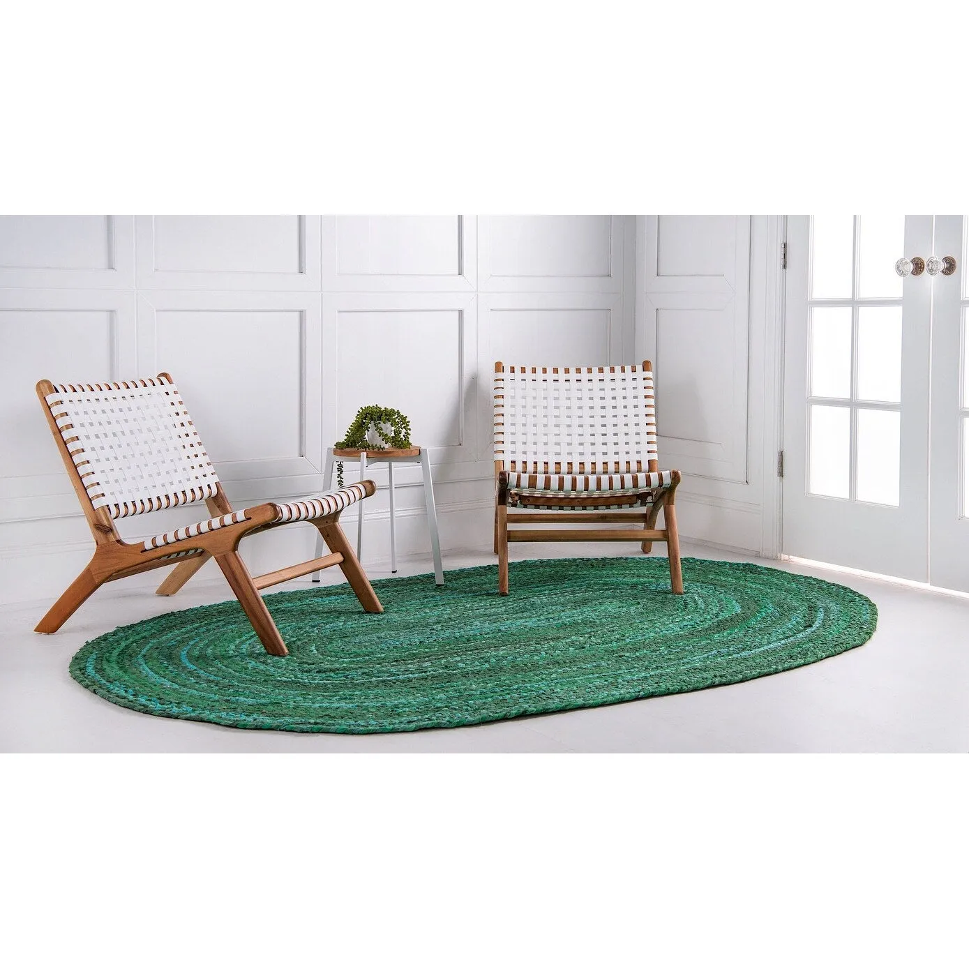 Braided Slin Collection Area Rug