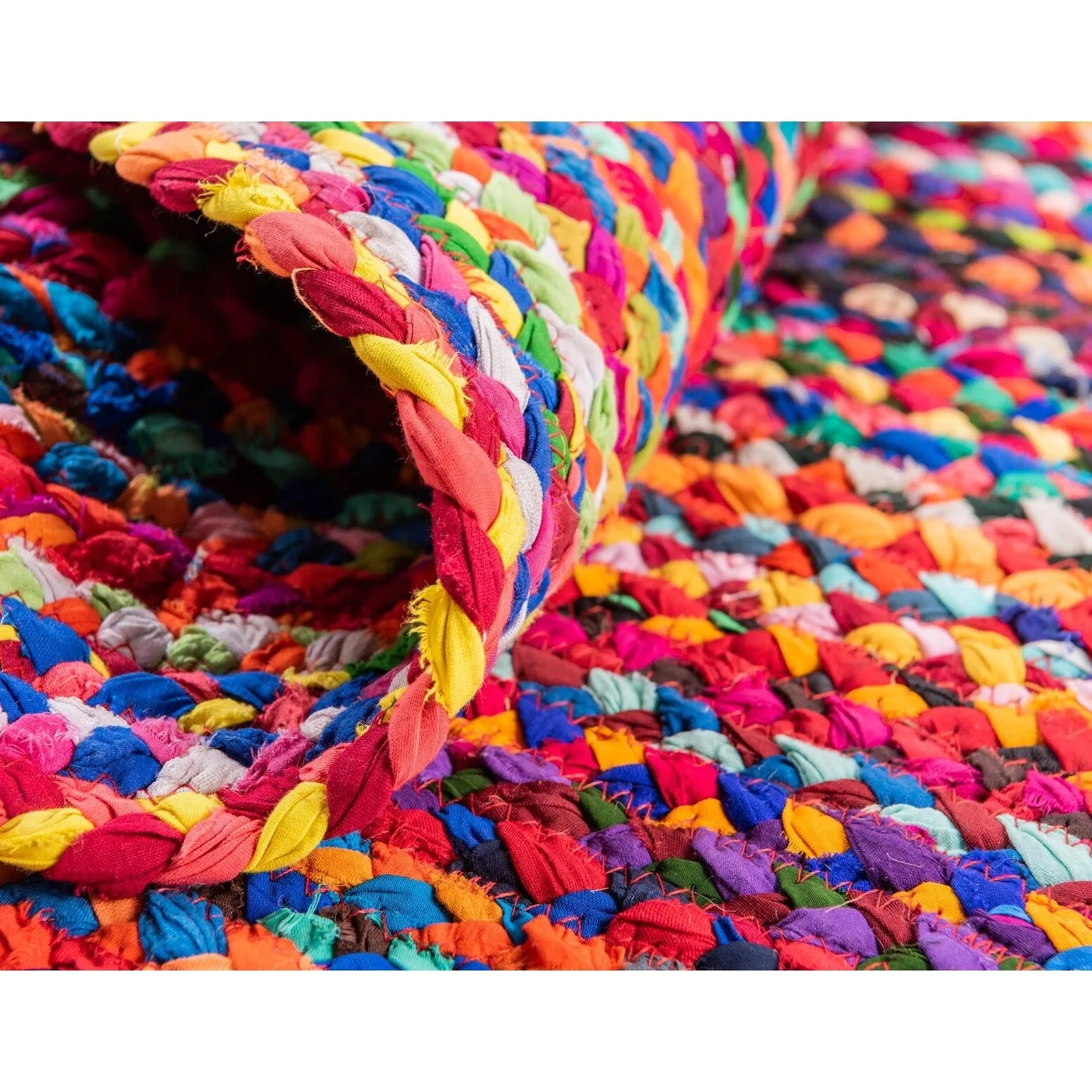 Braided Slin Collection Area Rug
