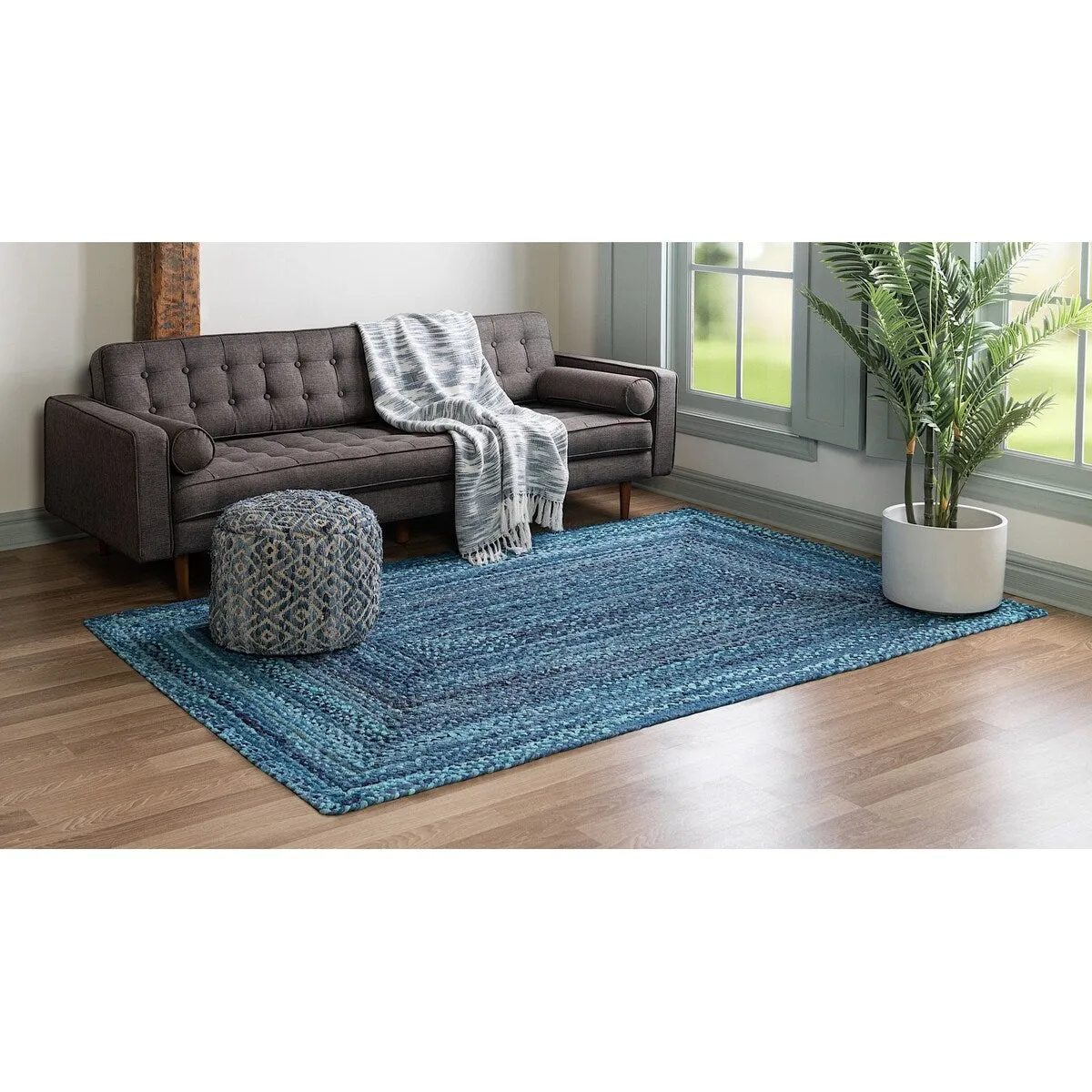 Braided Slin Collection Area Rug