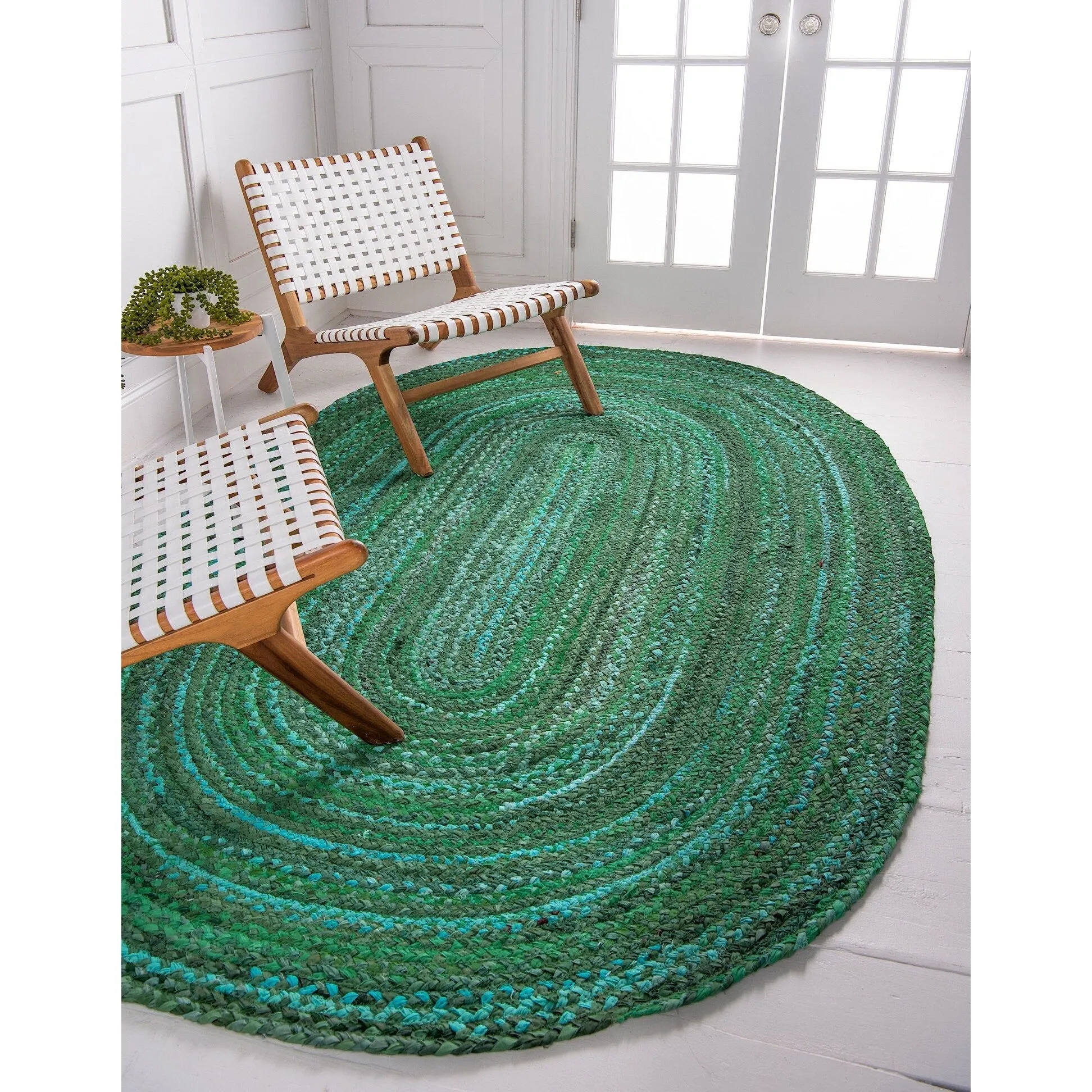 Braided Slin Collection Area Rug