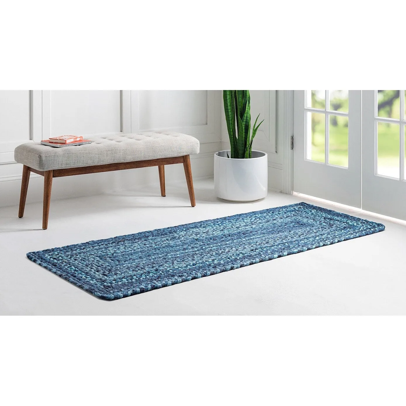 Braided Slin Collection Area Rug