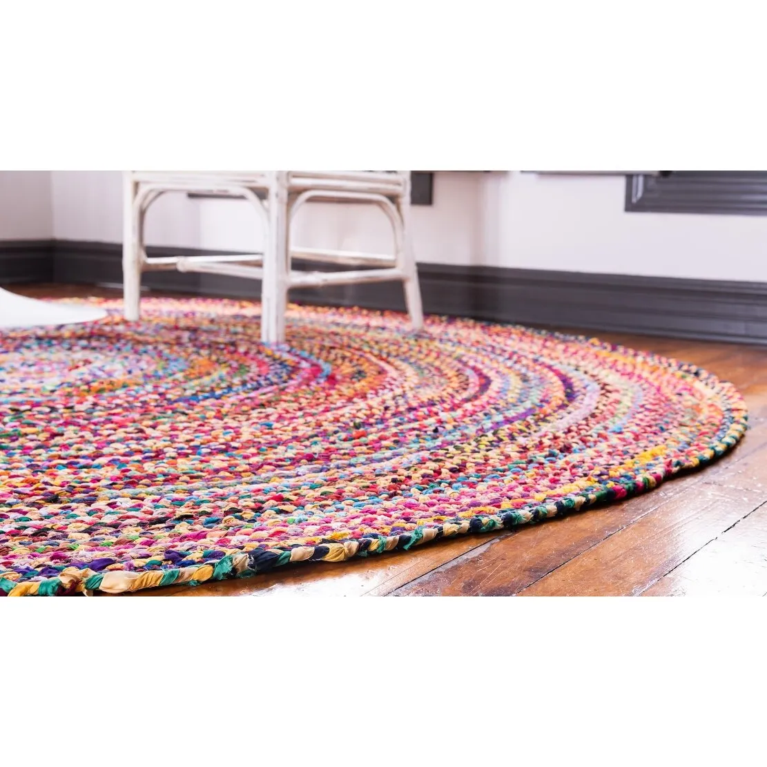 Braided Slin Collection Area Rug