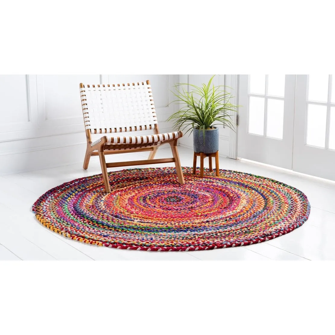 Braided Slin Collection Area Rug