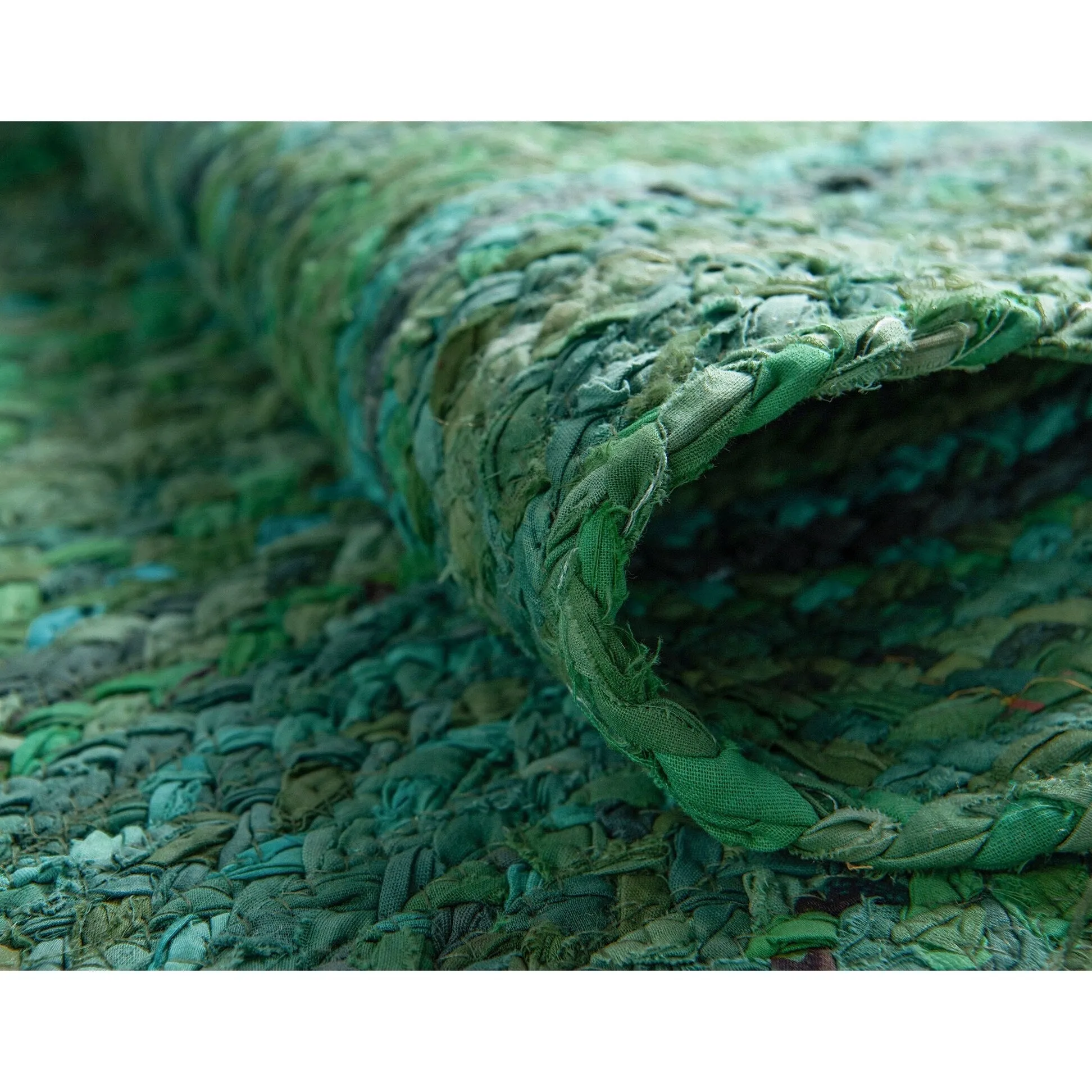 Braided Slin Collection Area Rug