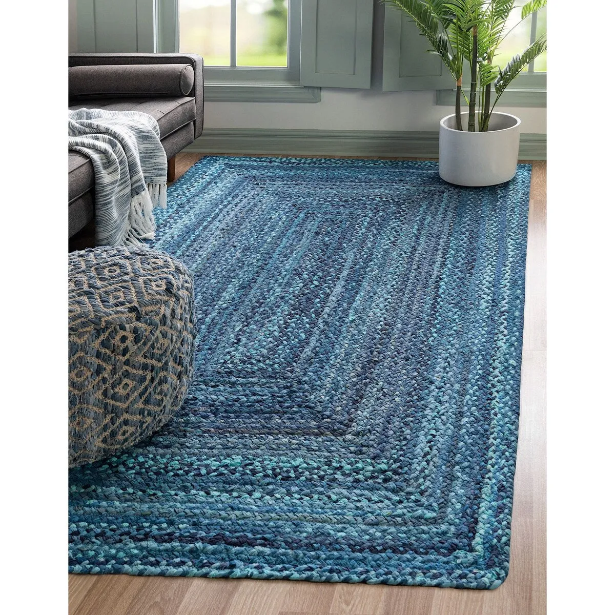 Braided Slin Collection Area Rug
