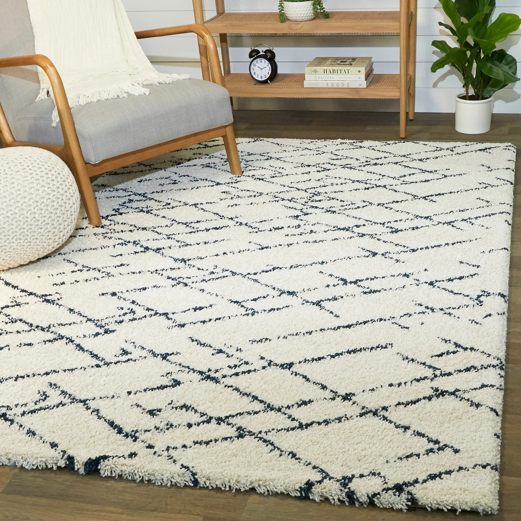 Bramante Abstract Shag Area Rug