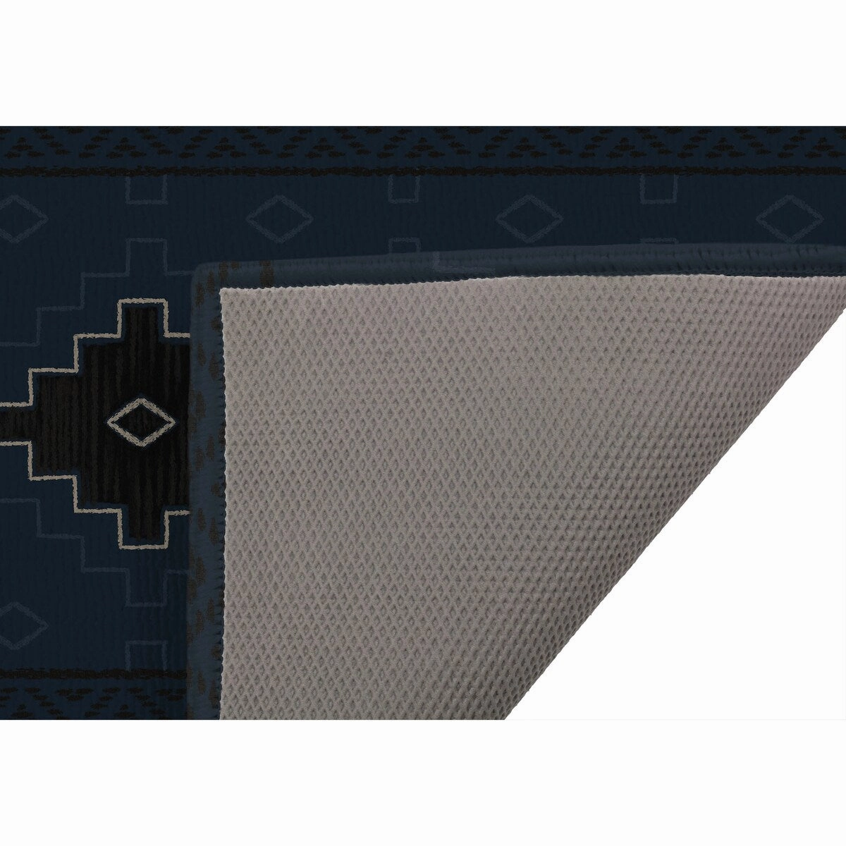 BUCHANAN BLUE with Rubberized non-slip Backing Indoor|Outdoor Mat By Kavka Designs