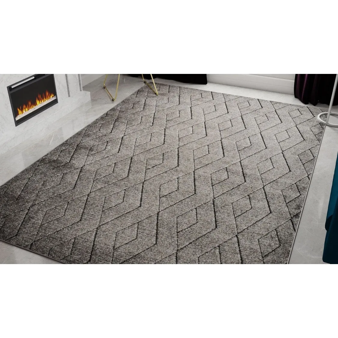 Cadence Geometric Modern Contemporary Rug Rugs America