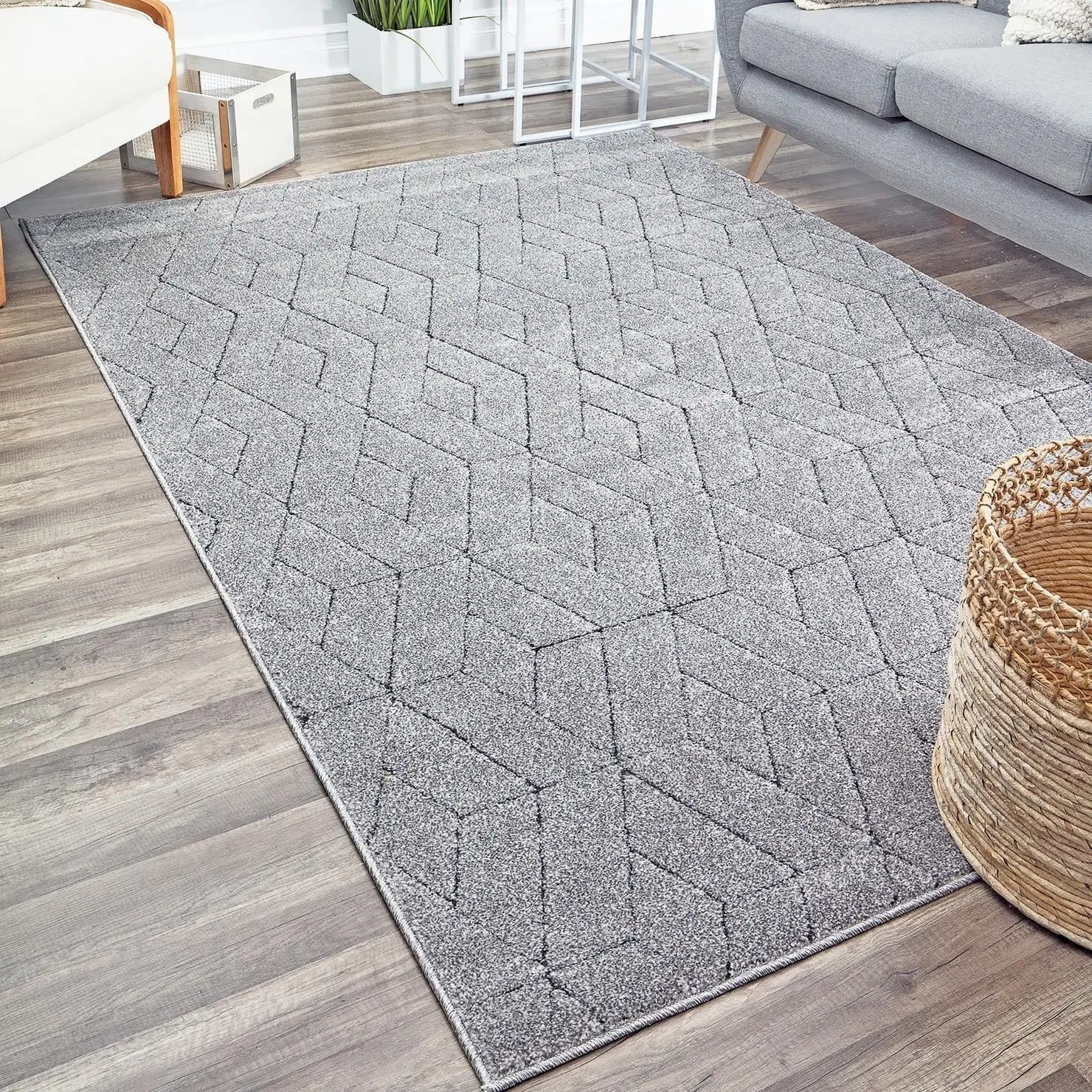 Cadence Geometric Modern Contemporary Rug Rugs America
