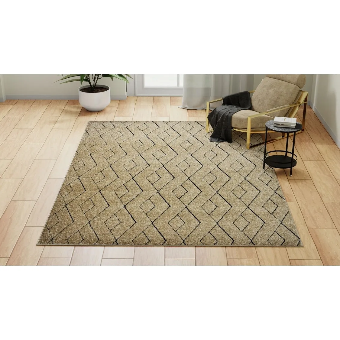 Cadence Geometric Modern Contemporary Rug Rugs America