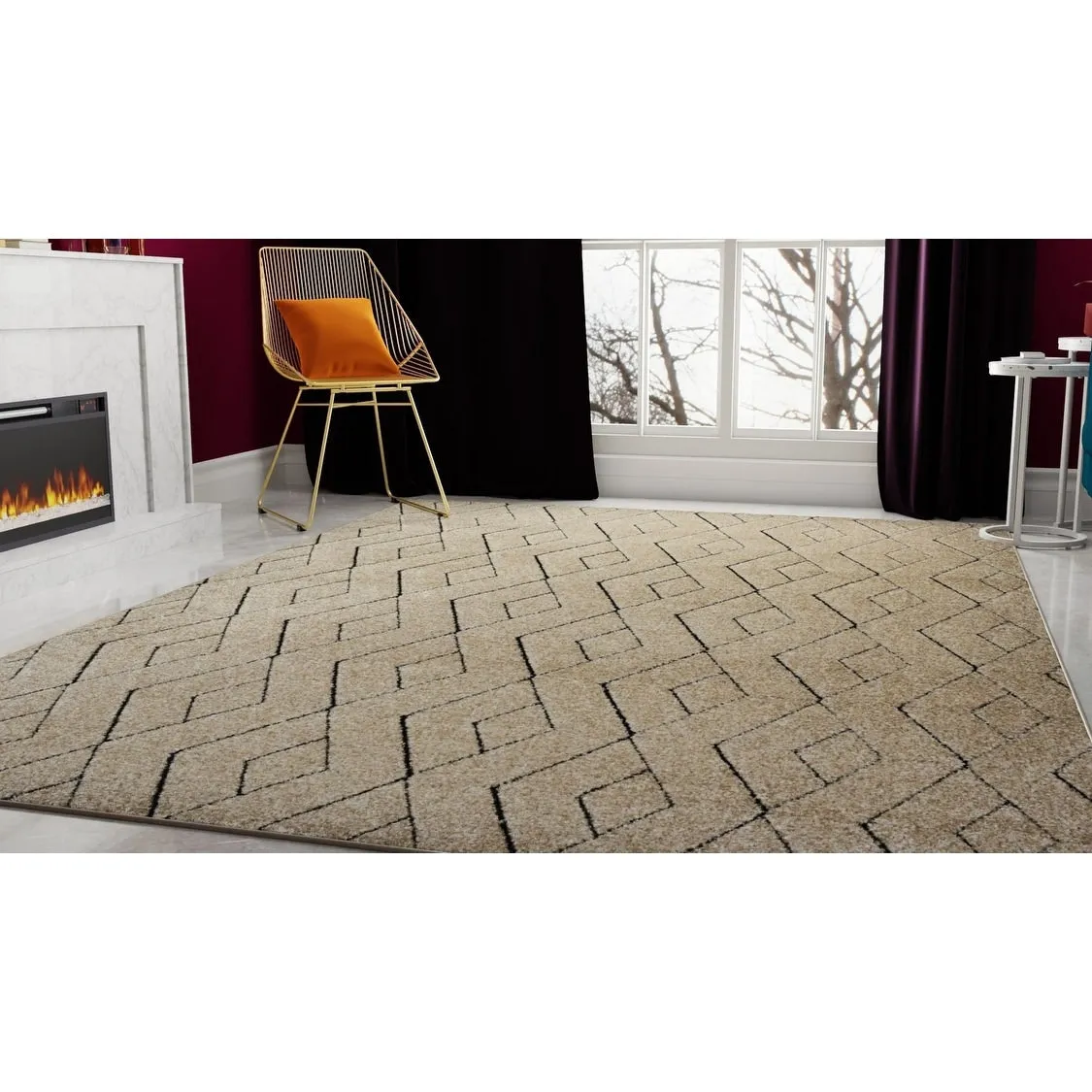 Cadence Geometric Modern Contemporary Rug Rugs America