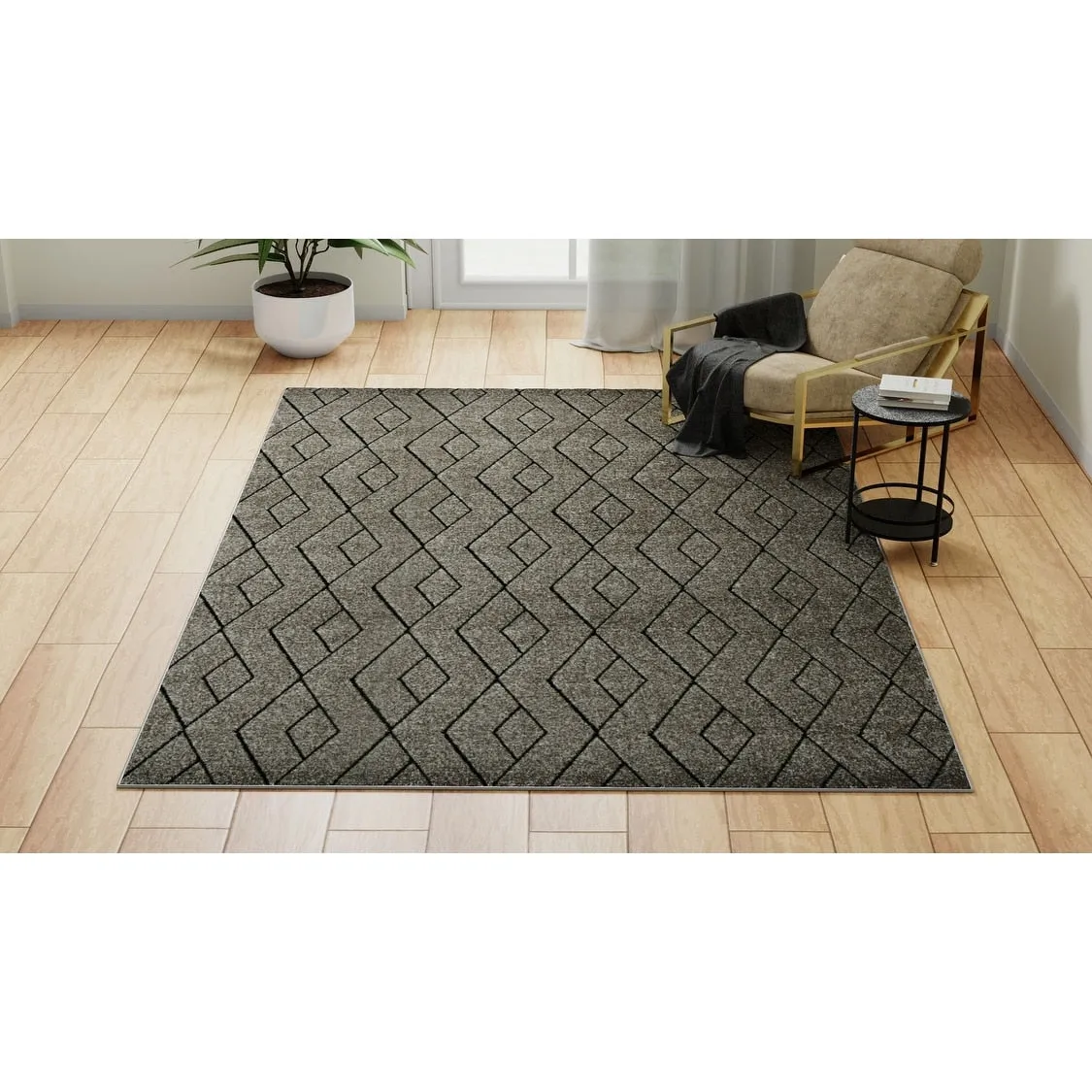 Cadence Geometric Modern Contemporary Rug Rugs America
