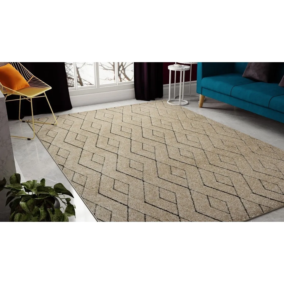 Cadence Geometric Modern Contemporary Rug Rugs America
