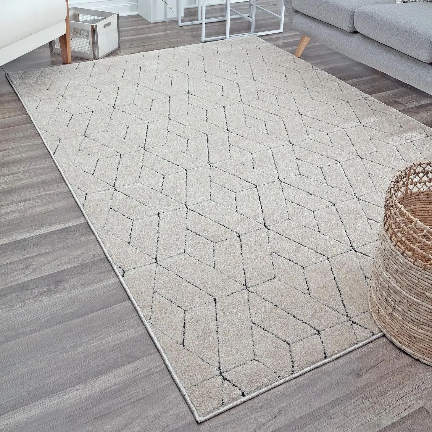 Cadence Geometric Modern Contemporary Rug Rugs America