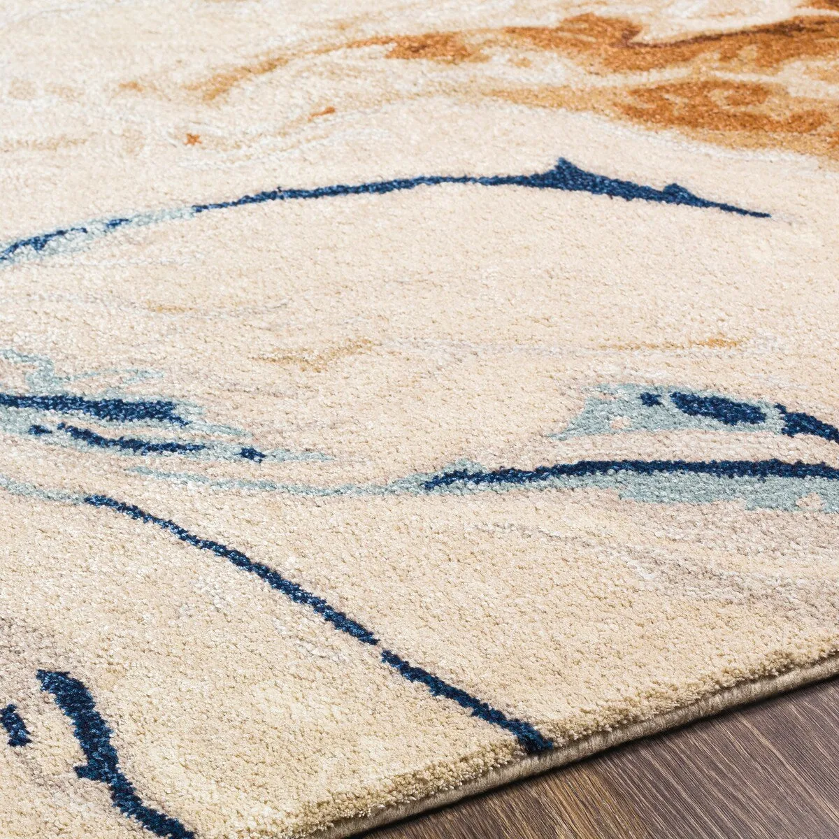Cahbri Handmade Modern Abstract Wool Blend Area Rug