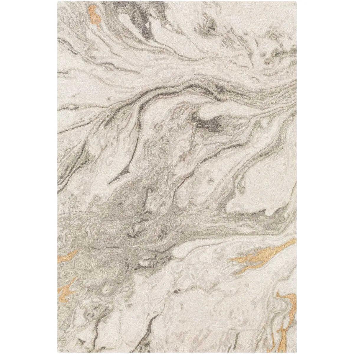 Cahbri Handmade Modern Abstract Wool Blend Area Rug