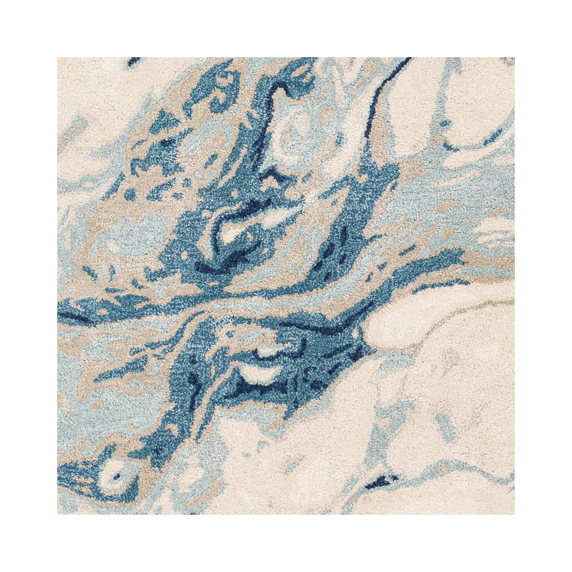 Cahbri Minimalist Abstract Hand Tufted Area Rug