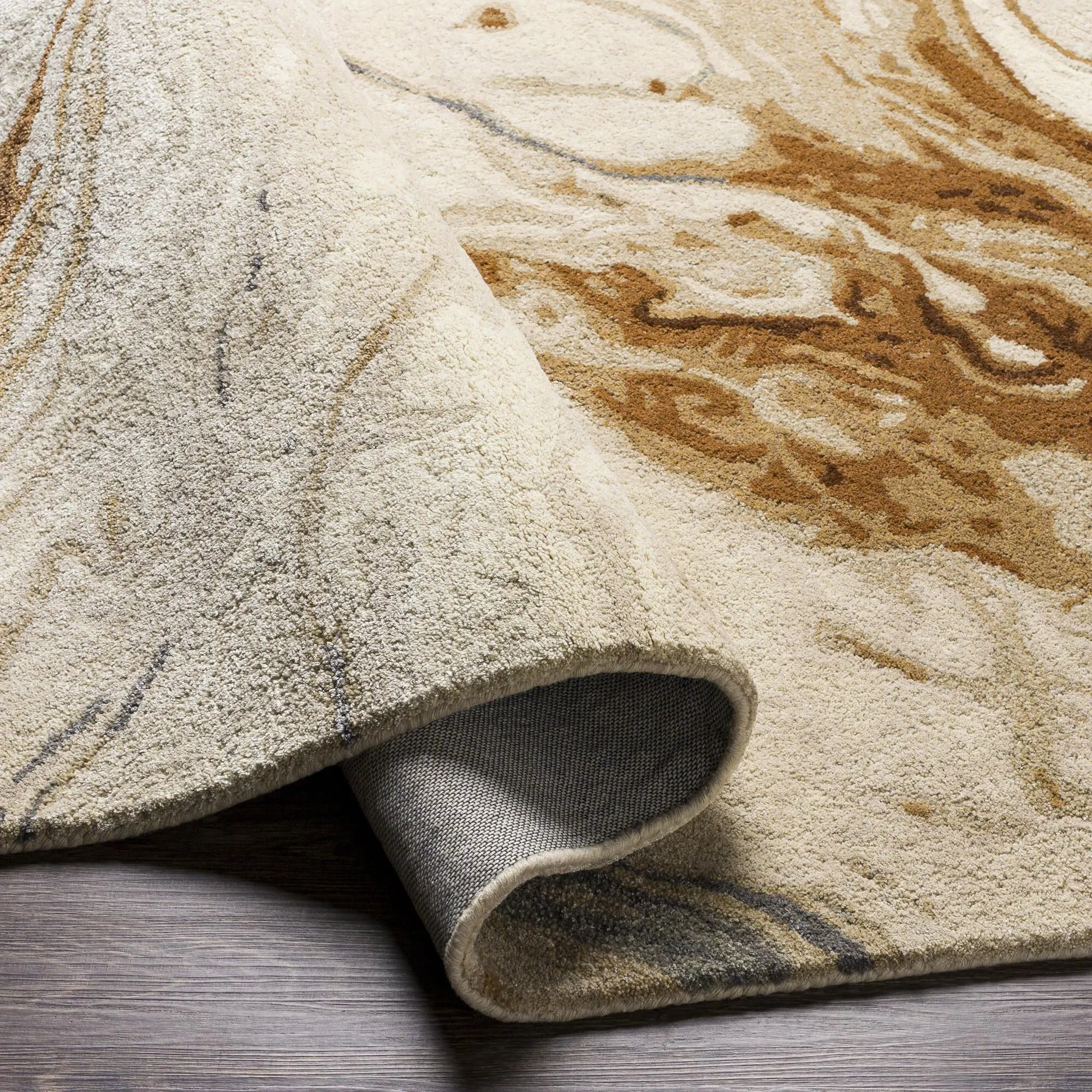 Cahbri Minimalist Abstract Hand Tufted Area Rug