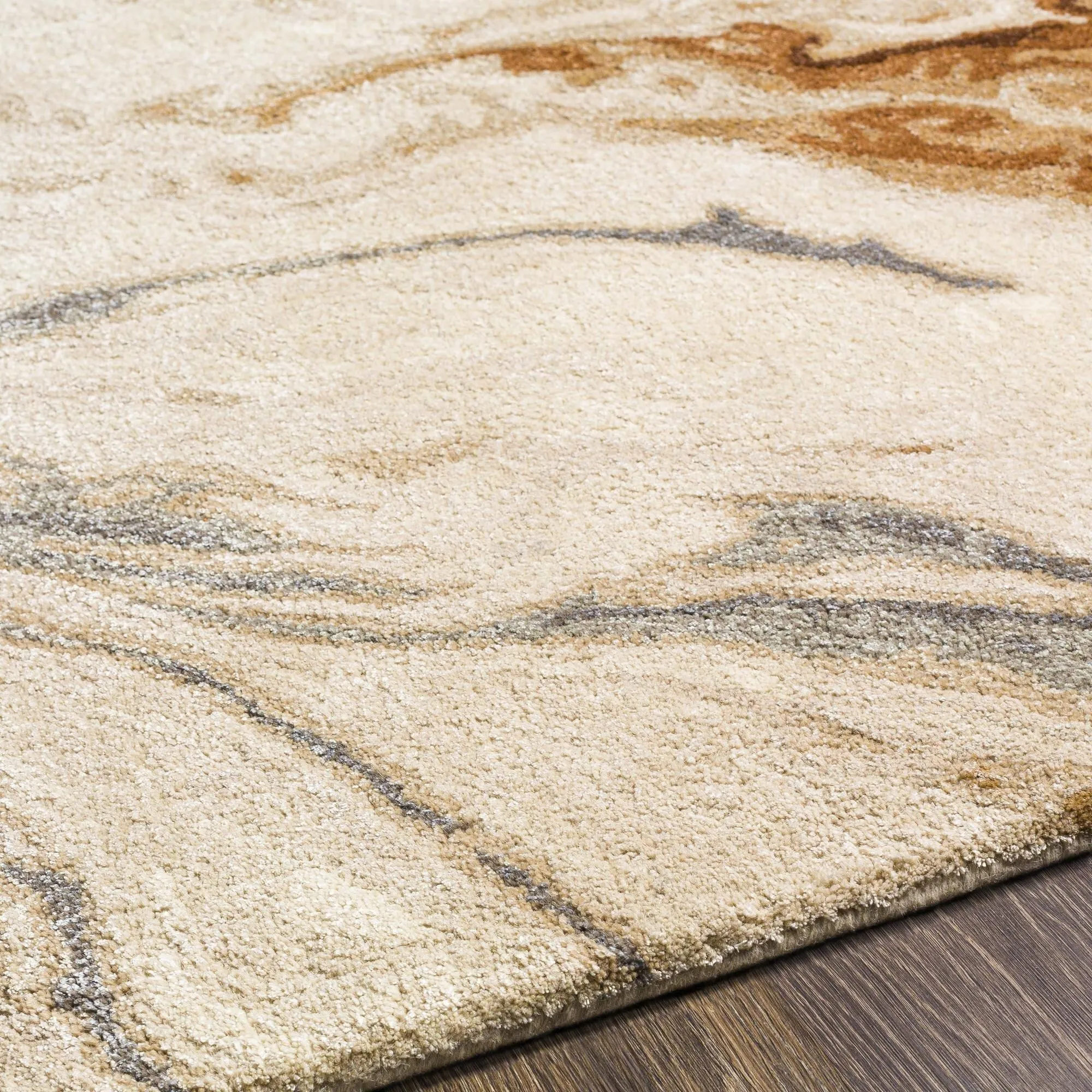 Cahbri Minimalist Abstract Hand Tufted Area Rug