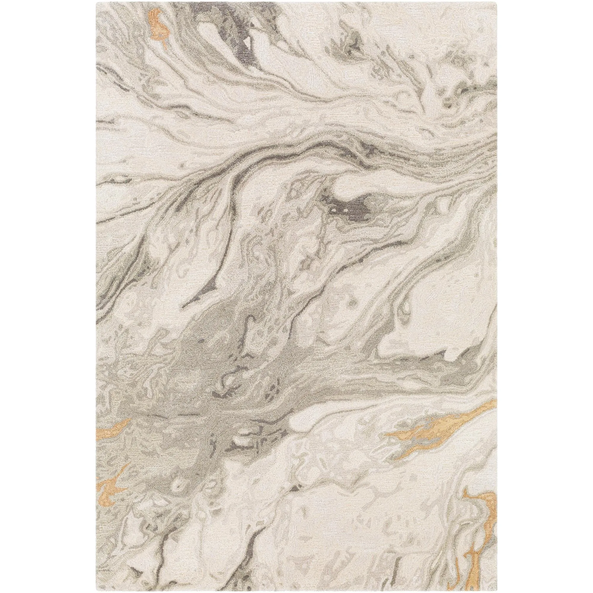 Cahbri Minimalist Abstract Hand Tufted Area Rug