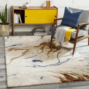 Cahbri Minimalist Abstract Hand Tufted Area Rug