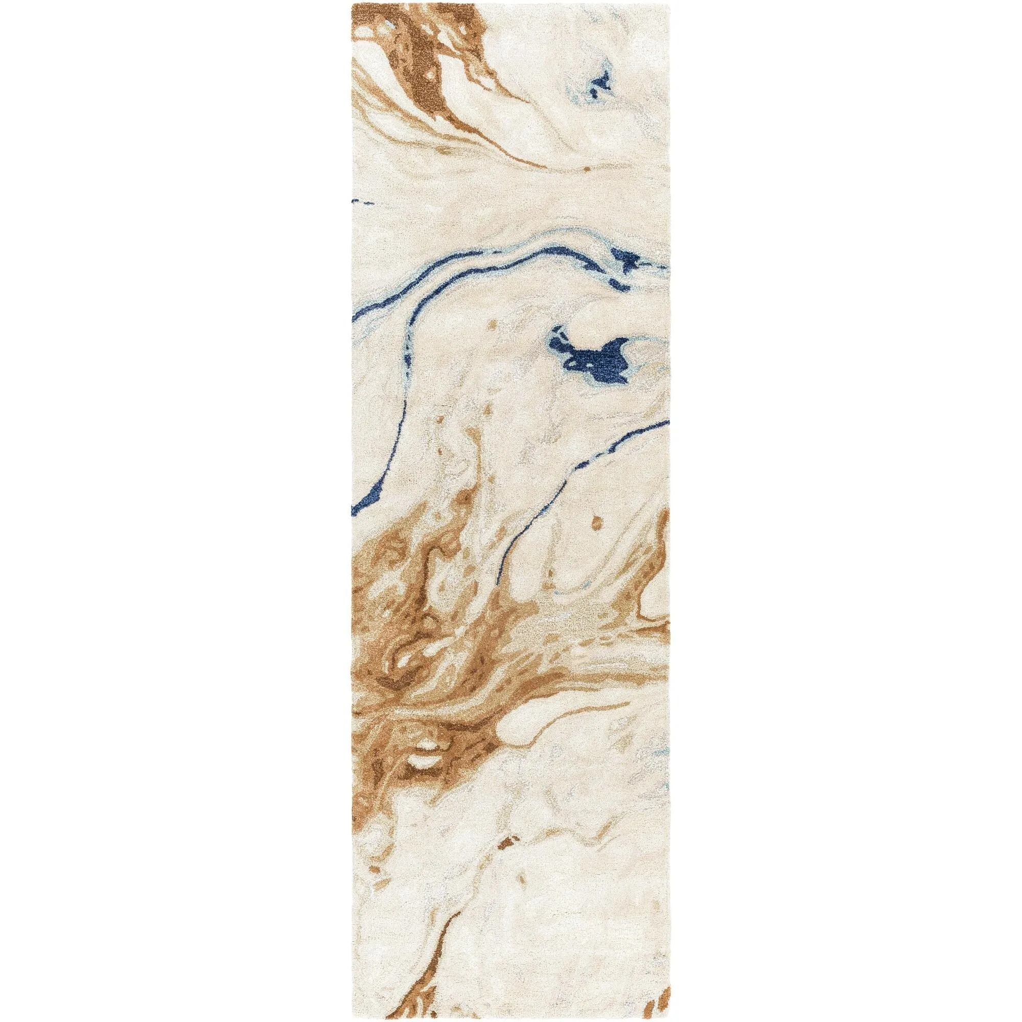 Cahbri Minimalist Abstract Hand Tufted Area Rug