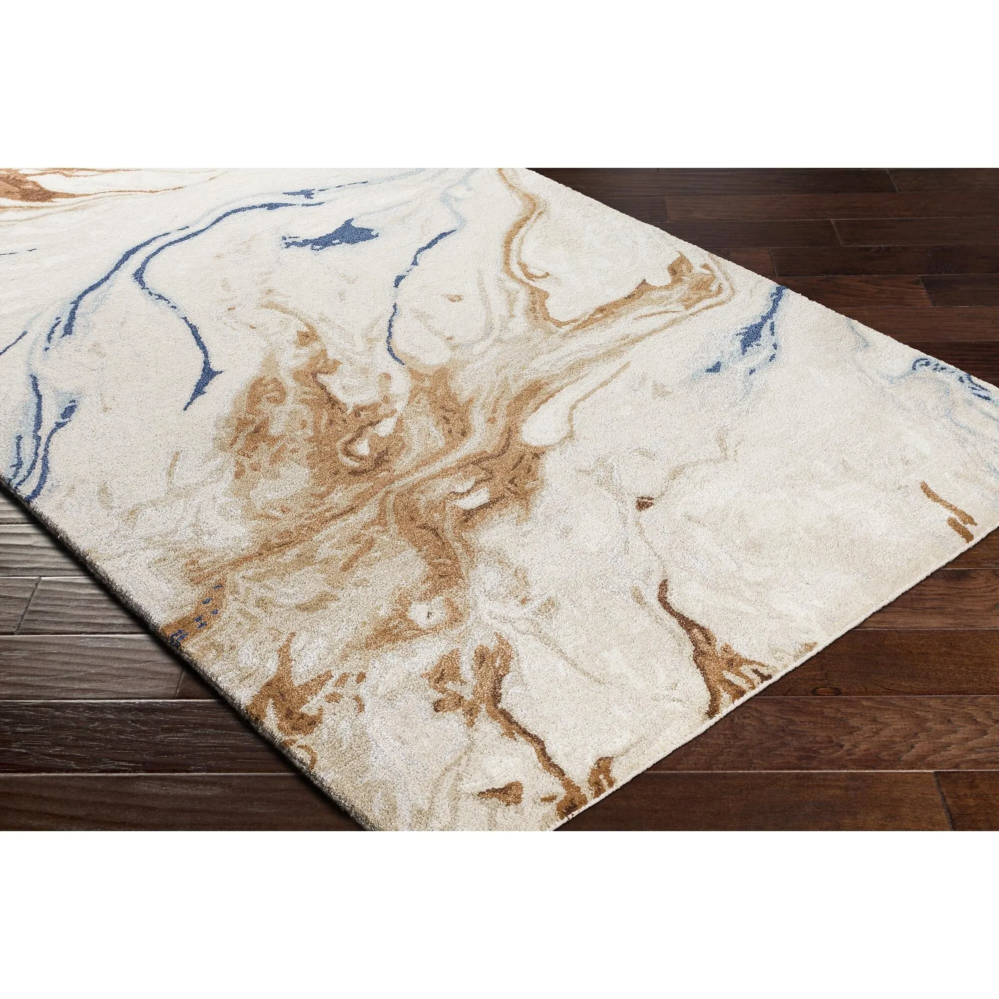 Cahbri Minimalist Abstract Hand Tufted Area Rug