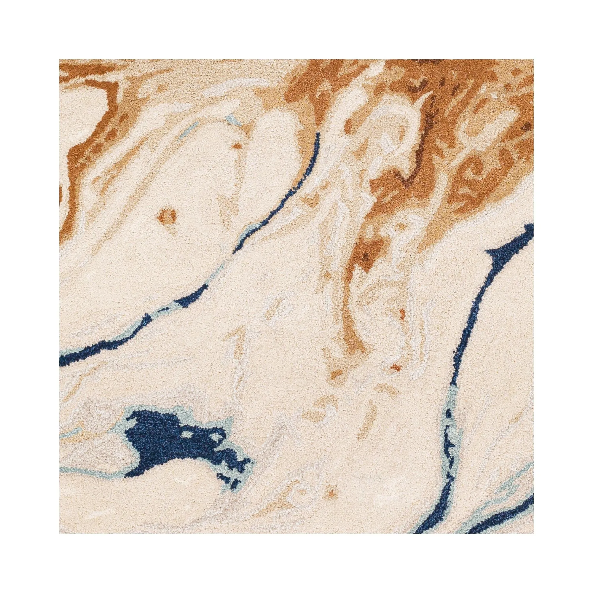 Cahbri Minimalist Abstract Hand Tufted Area Rug
