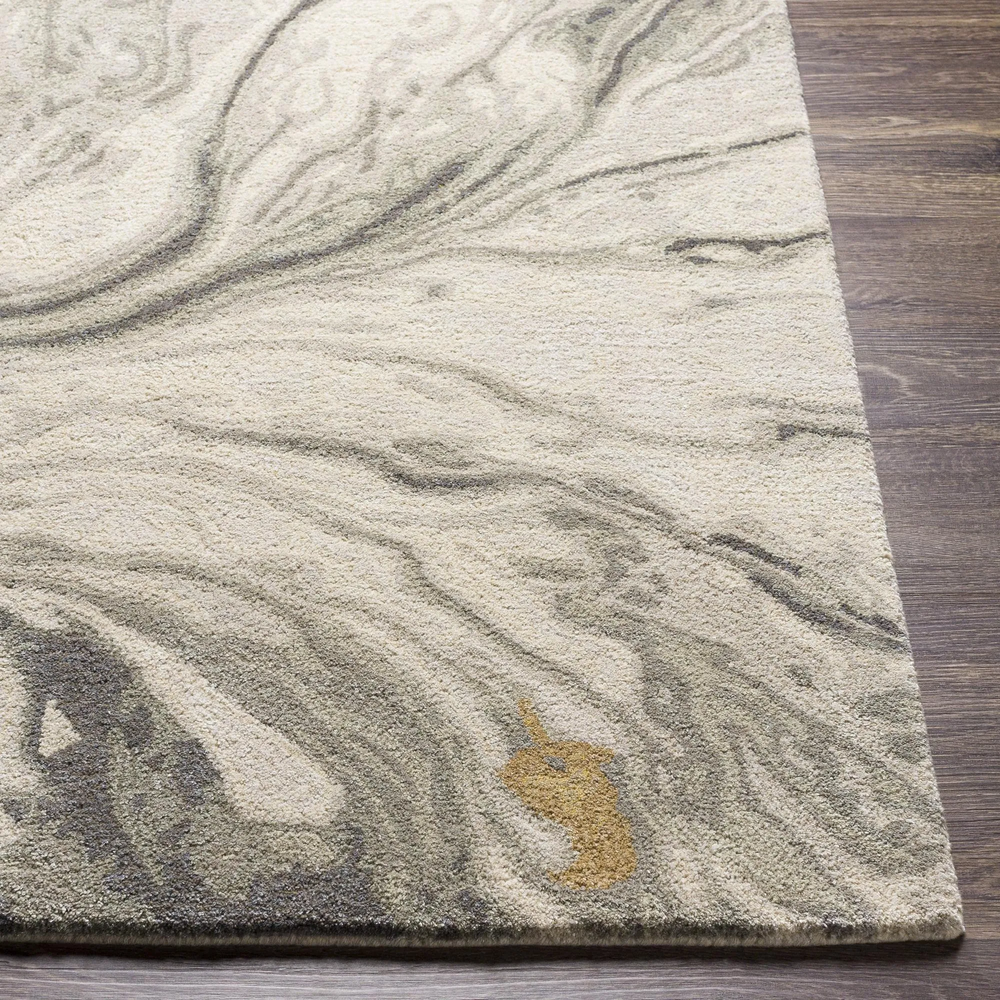 Cahbri Minimalist Abstract Hand Tufted Area Rug
