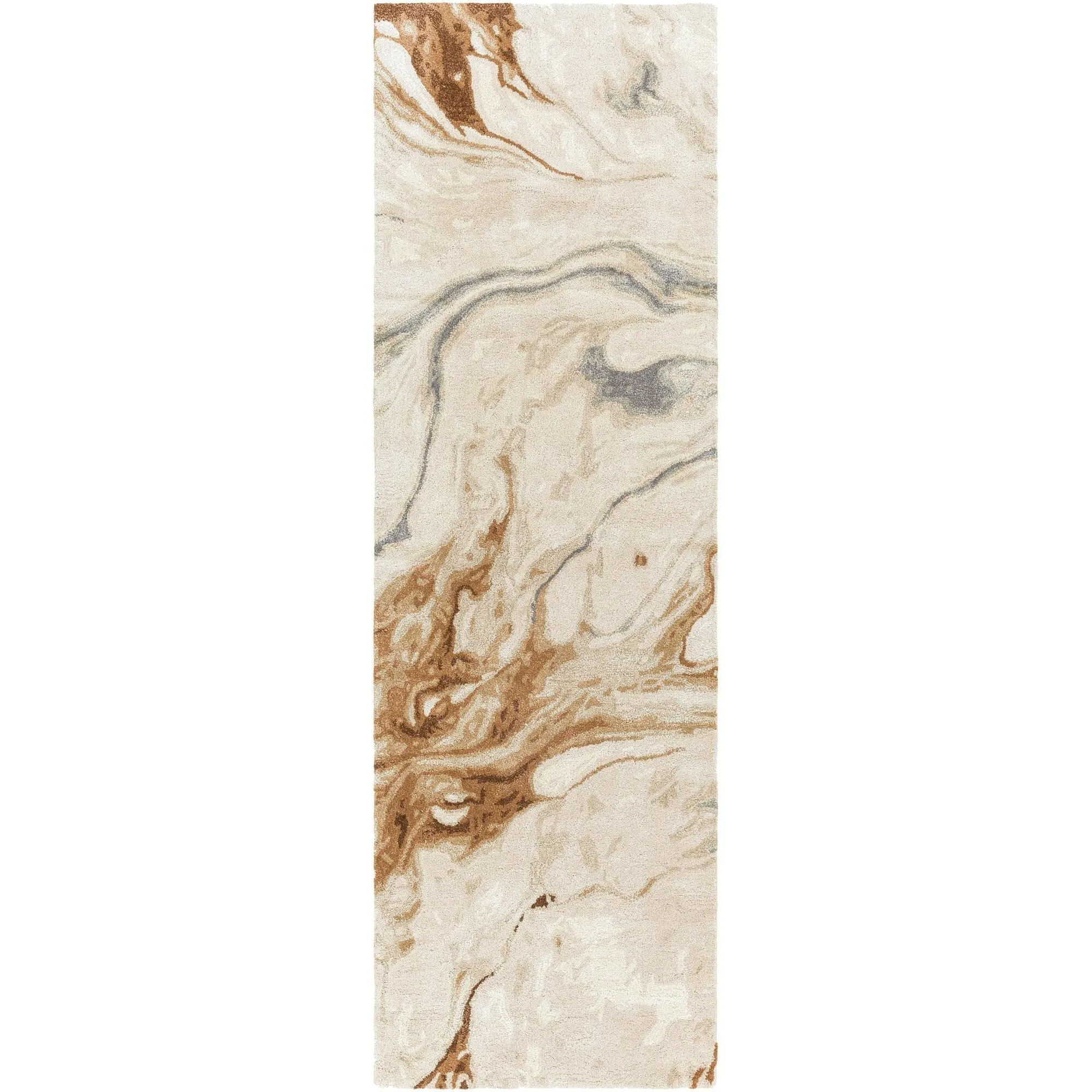 Cahbri Minimalist Abstract Hand Tufted Area Rug