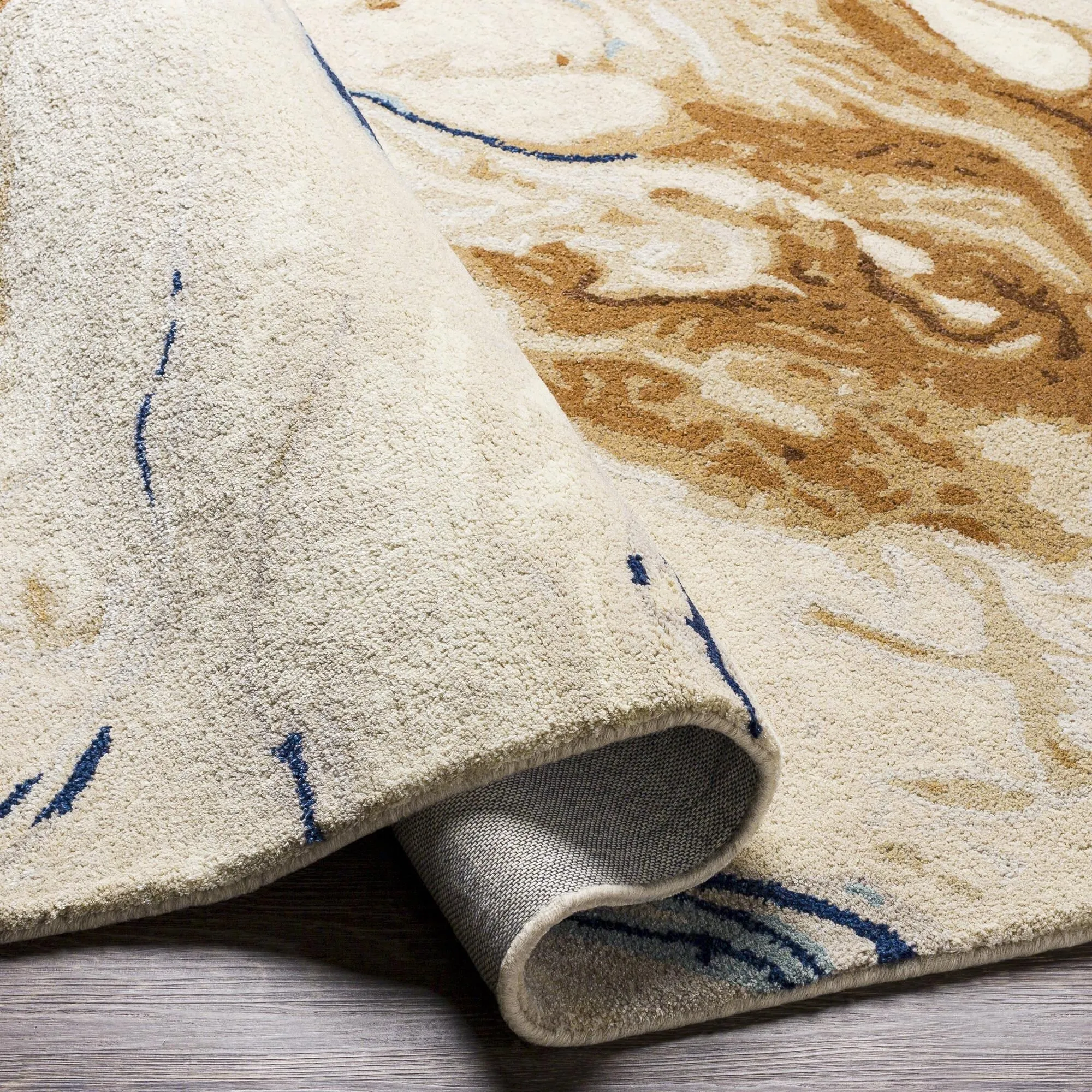 Cahbri Minimalist Abstract Hand Tufted Area Rug