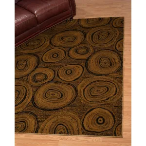Carbon Loft Page Brown Rustic Area Rug