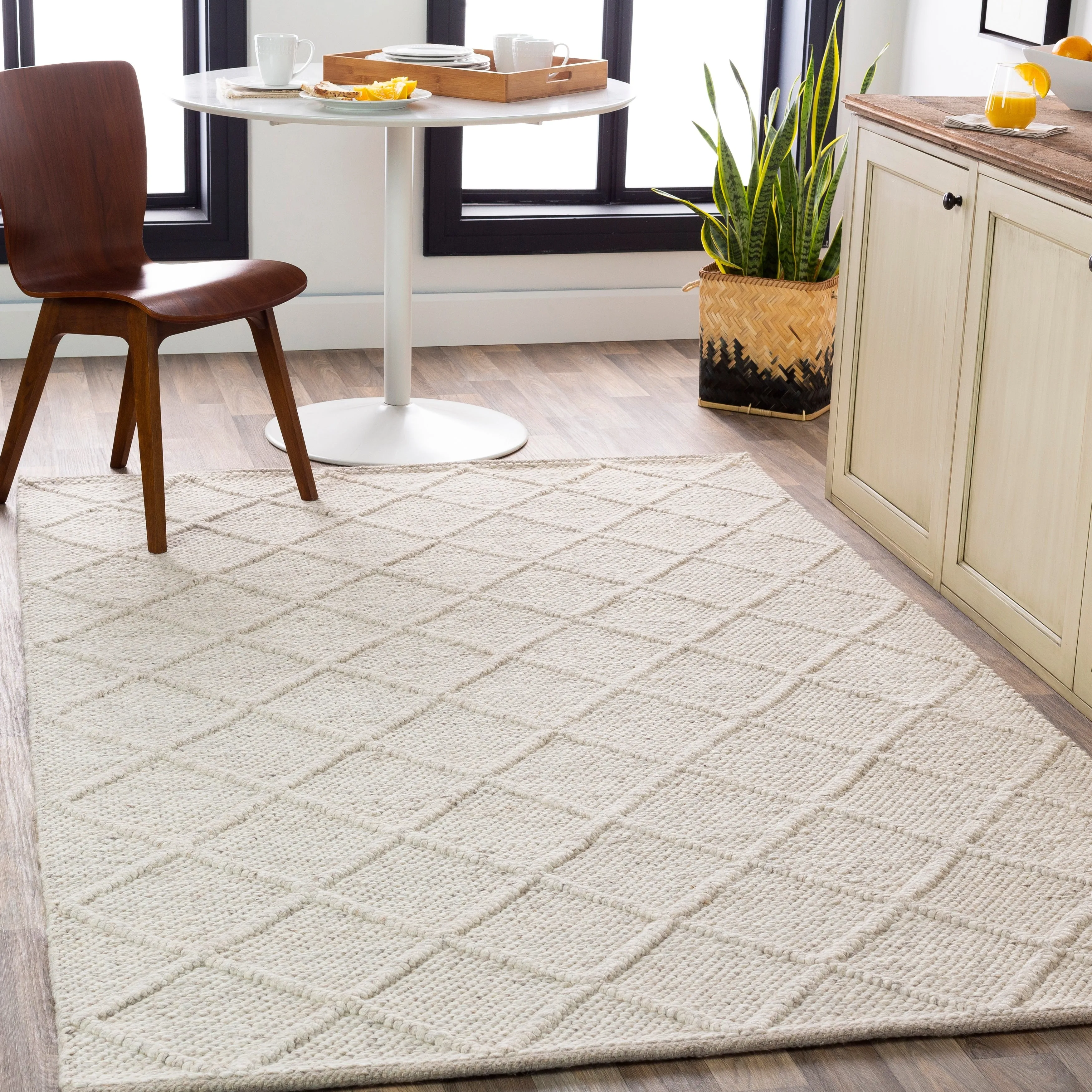 Carson Carrington Taxnas Handmade Wool Blend Nordic Area Rug