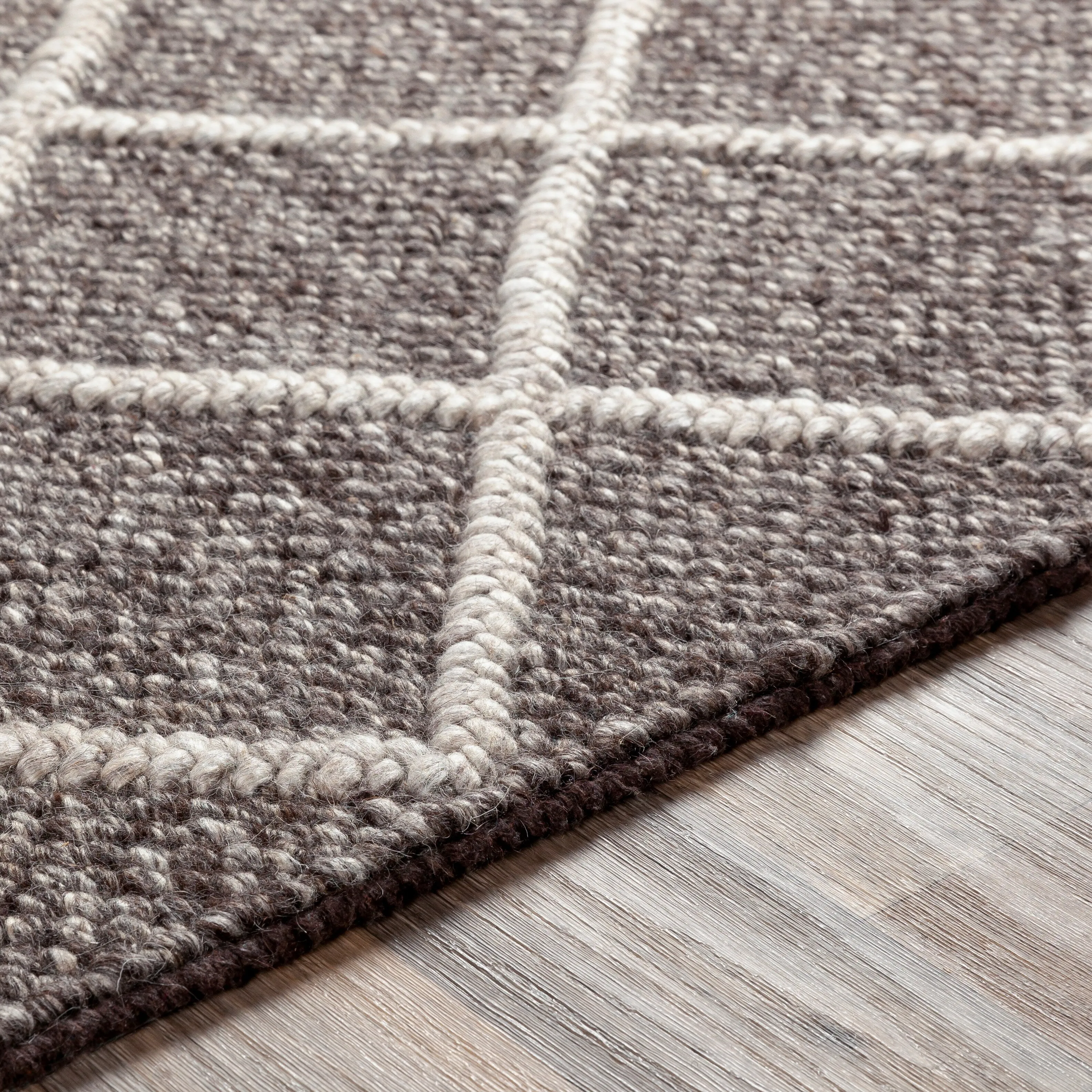 Carson Carrington Taxnas Handmade Wool Blend Nordic Area Rug