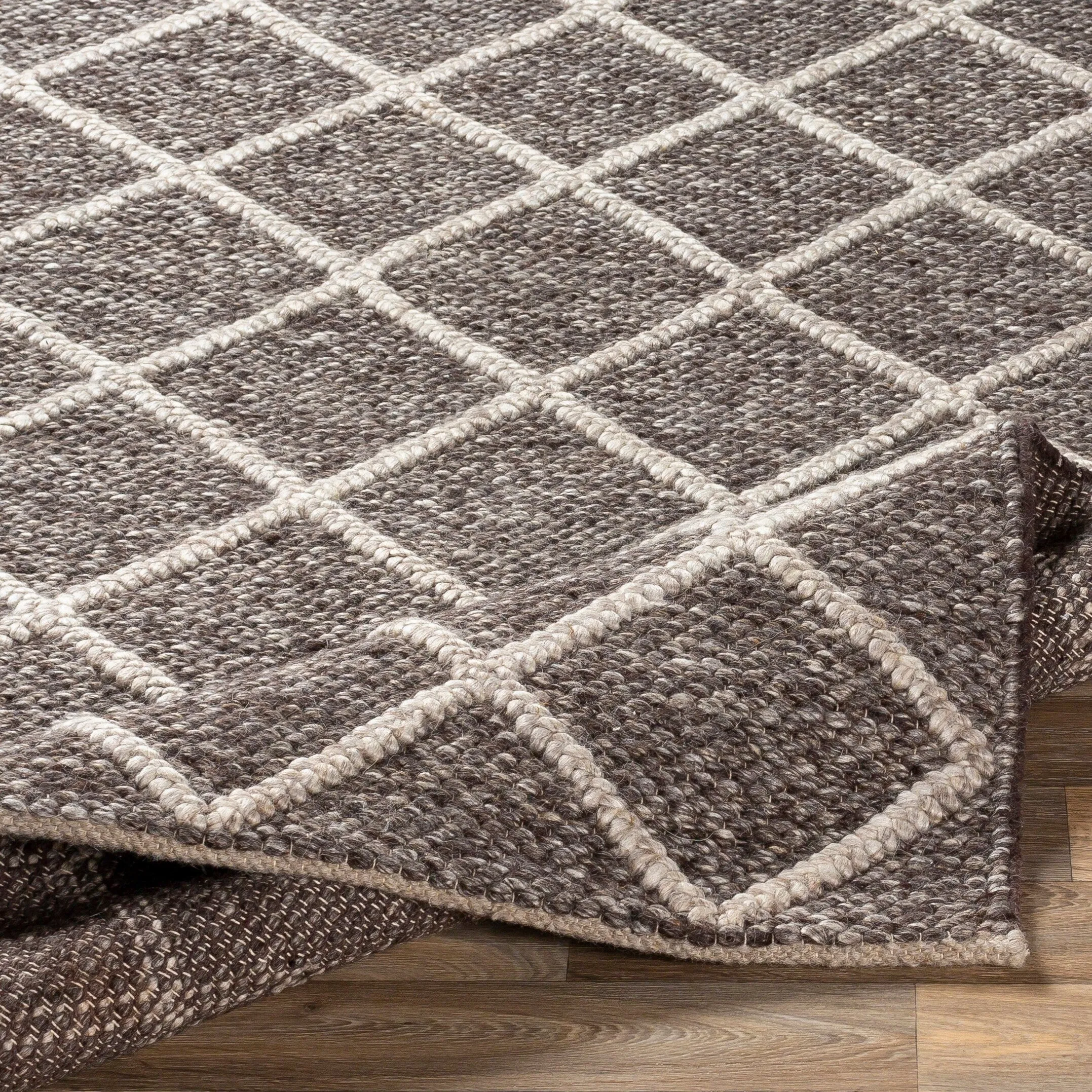 Carson Carrington Taxnas Handmade Wool Blend Nordic Area Rug