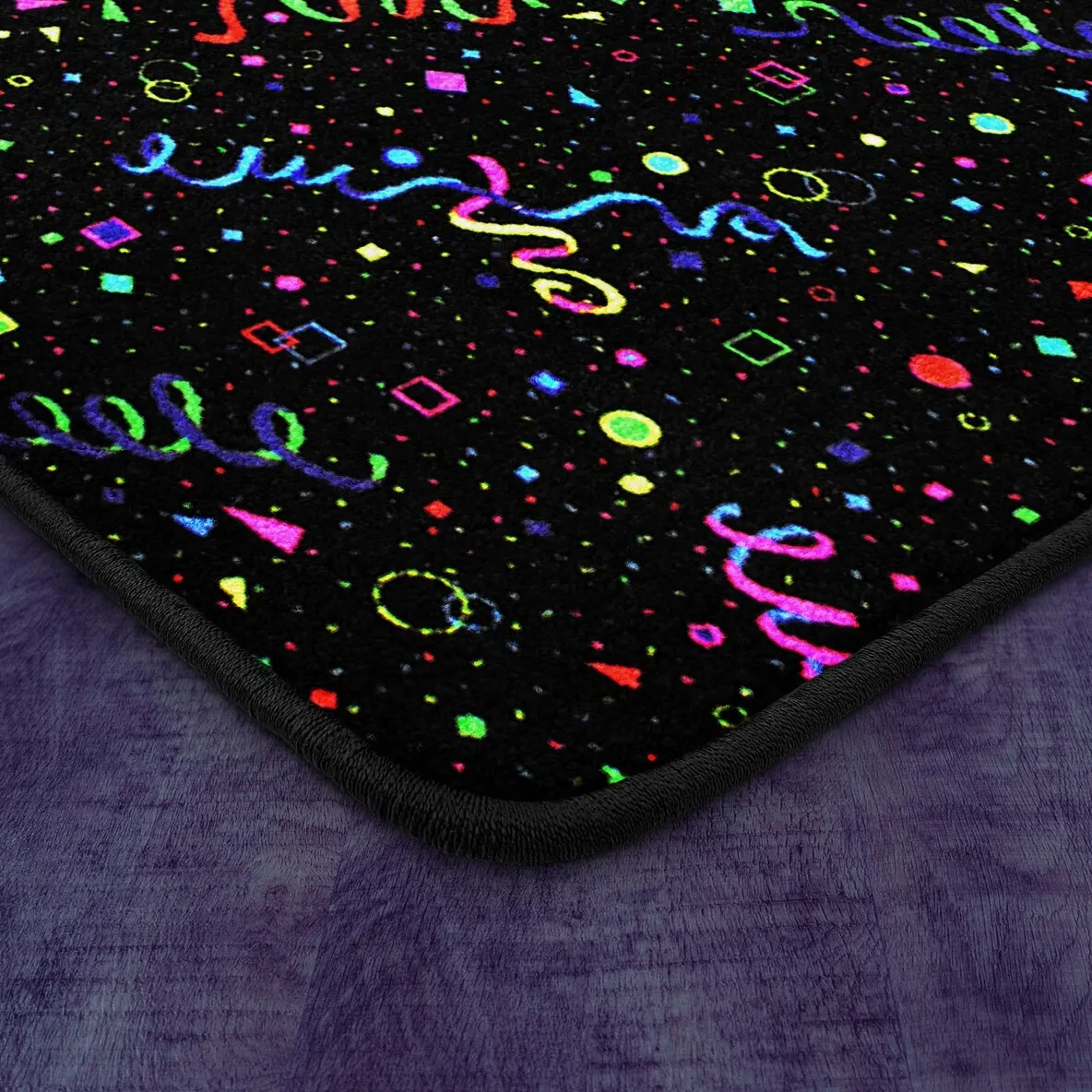 Celebration Fluorescent Nylon Area Rug