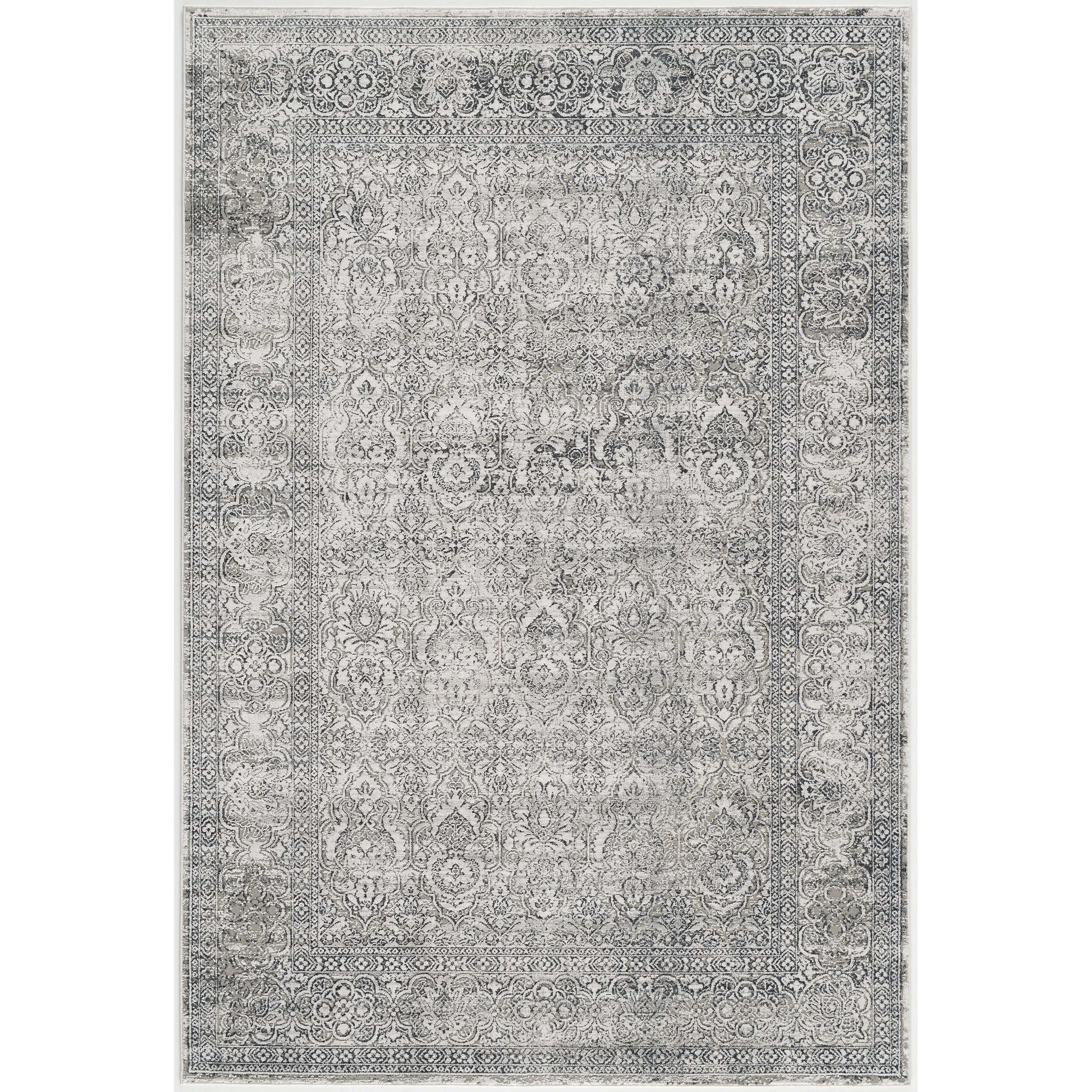 Christian Collection Grey/Cream Area Rug