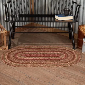 Cider Mill Jute Rug Oval w/ Pad 27x48 - 27 x 48 Oval