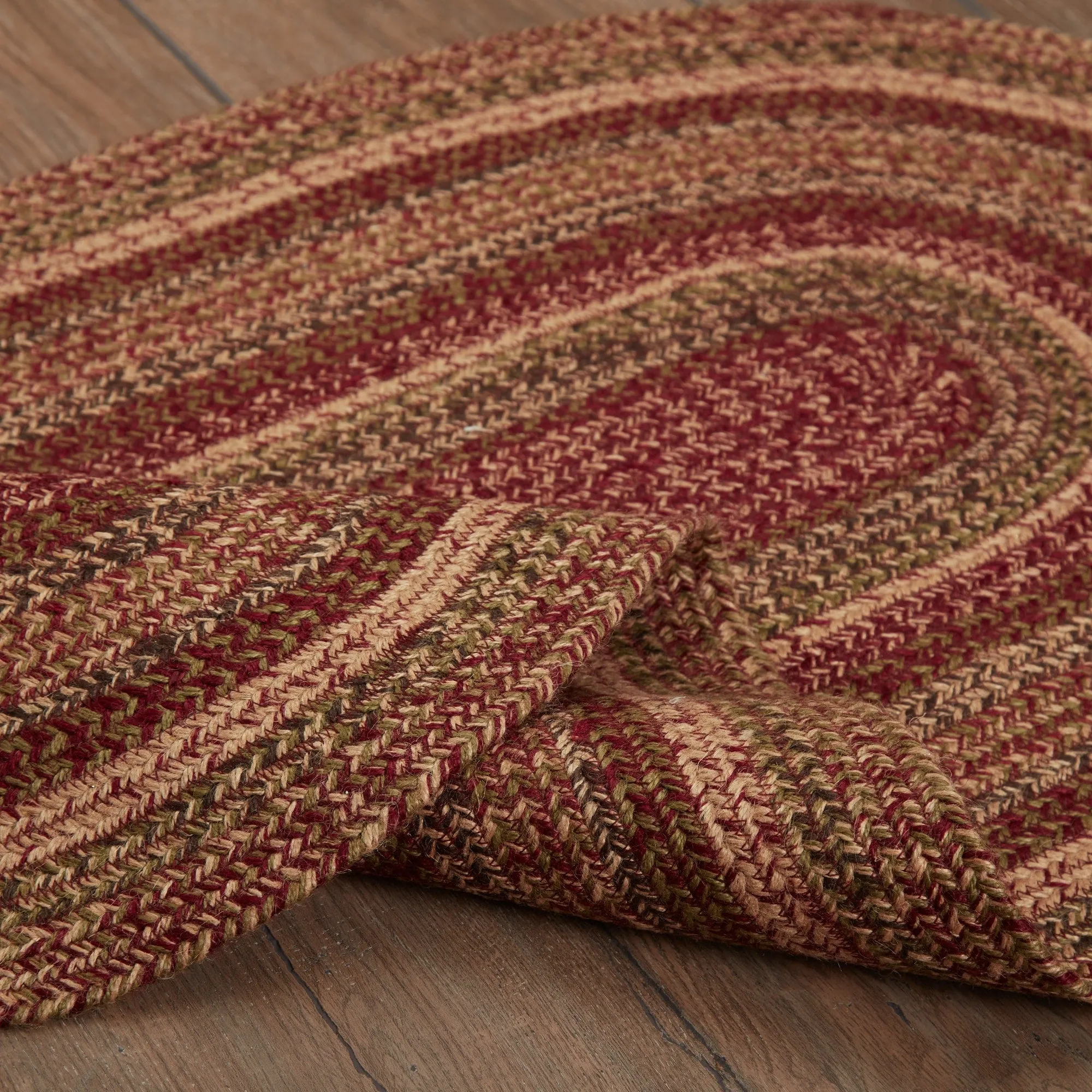 Cider Mill Jute Rug Oval w/ Pad 27x48 - 27 x 48 Oval