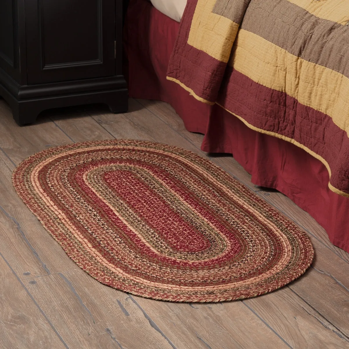 Cider Mill Jute Rug Oval w/ Pad 27x48 - 27 x 48 Oval