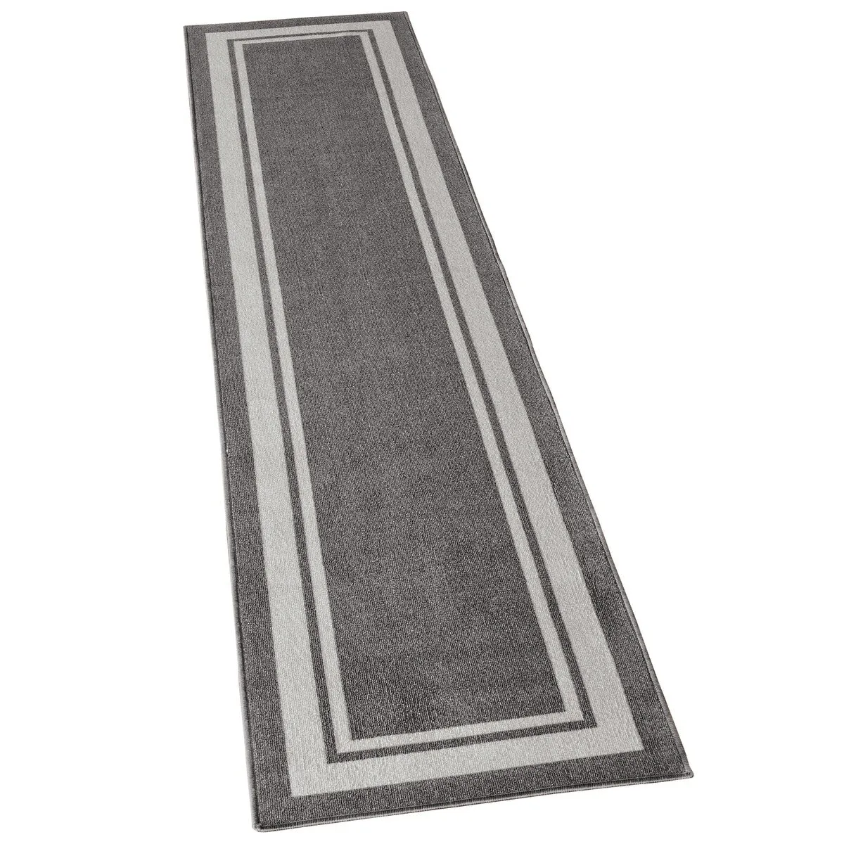 Classic Race Track Skid-Resistant Accent Runner Rugs