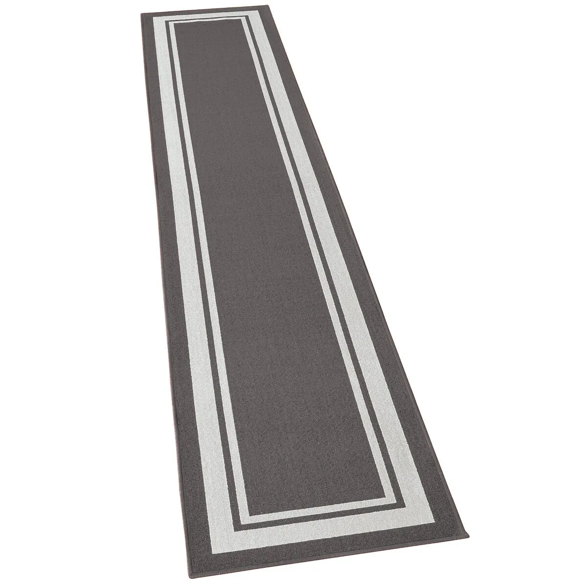 Classic Race Track Skid-Resistant Accent Runner Rugs