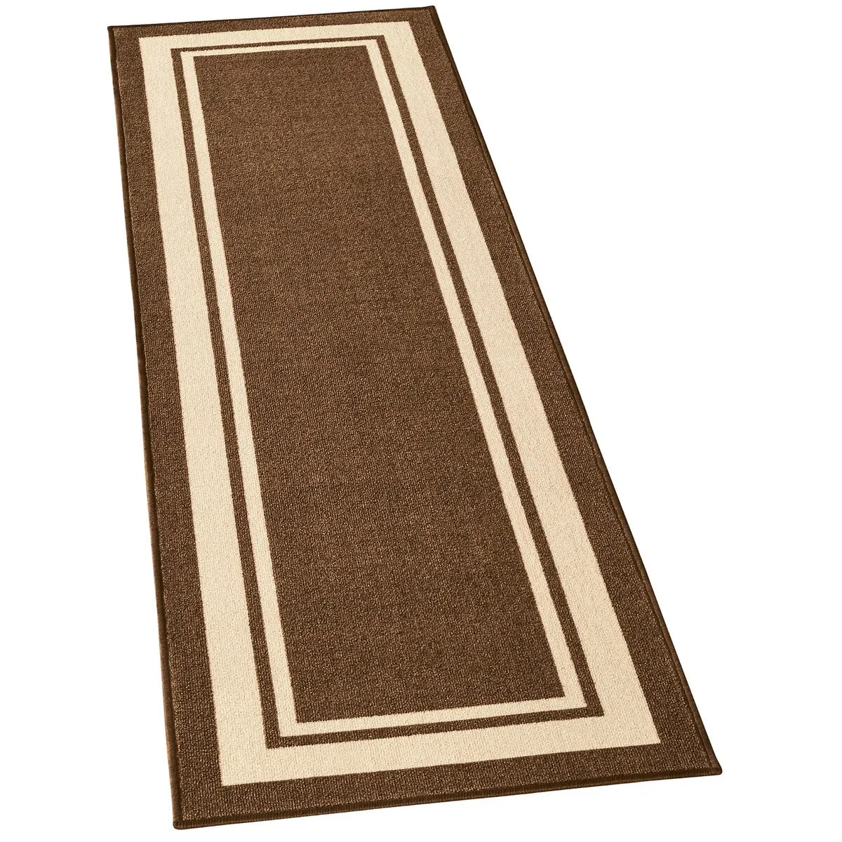 Classic Race Track Skid-Resistant Accent Runner Rugs