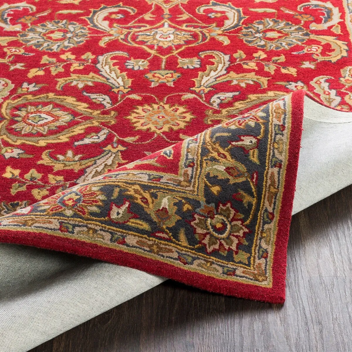 Colonial Home Red Traditional Oriental Handmade Runner - 2'3 x 10'