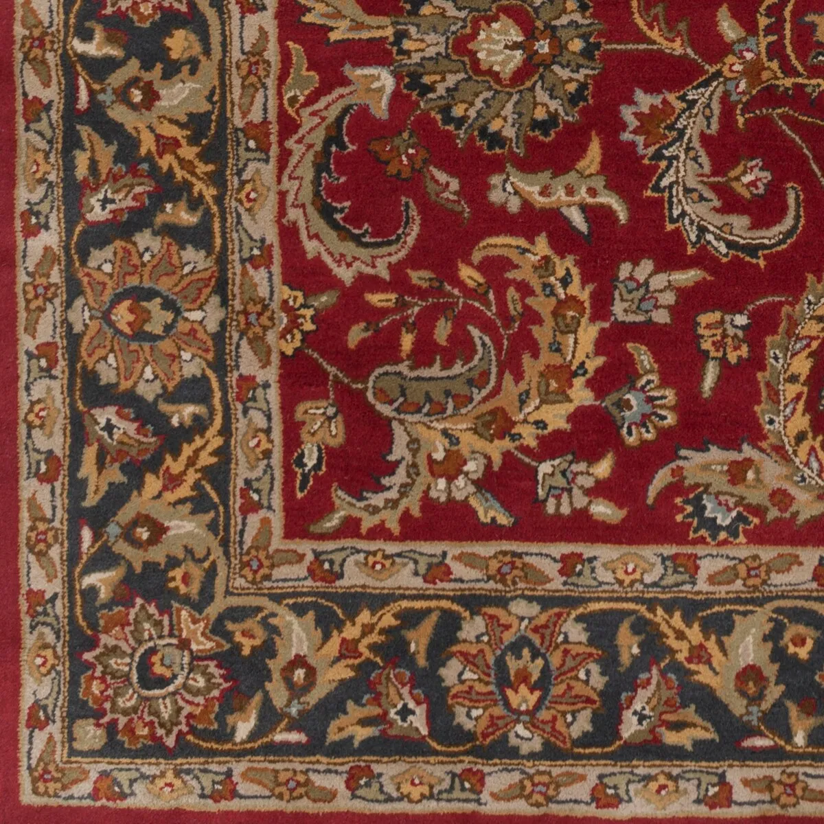 Colonial Home Red Traditional Oriental Handmade Runner - 2'3 x 10'