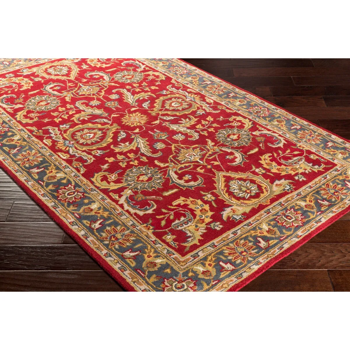 Colonial Home Red Traditional Oriental Handmade Runner - 2'3 x 10'