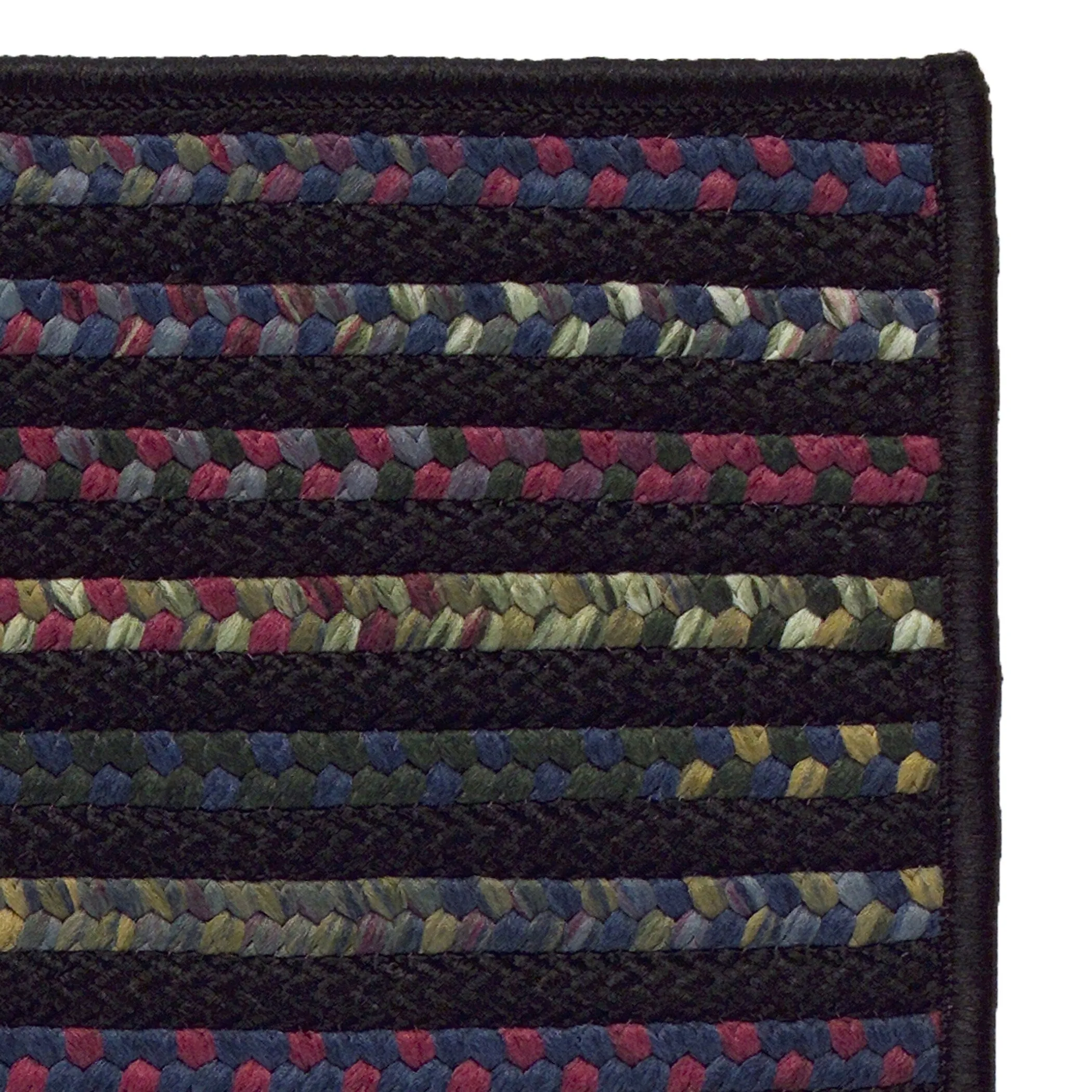 Colonial Mills Phoenix Multicolor Geometric Striped Braided Area Rug