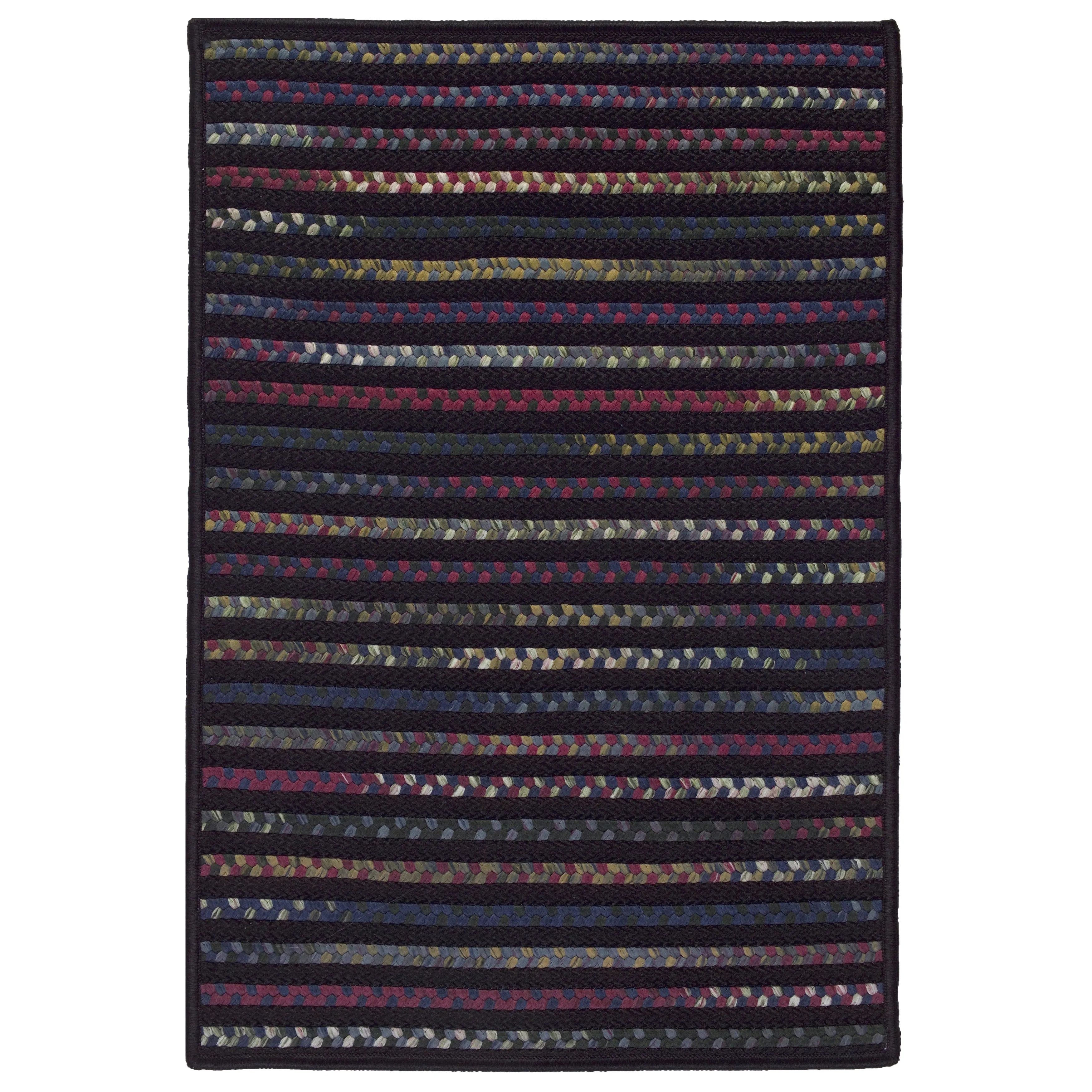 Colonial Mills Phoenix Multicolor Geometric Striped Braided Area Rug